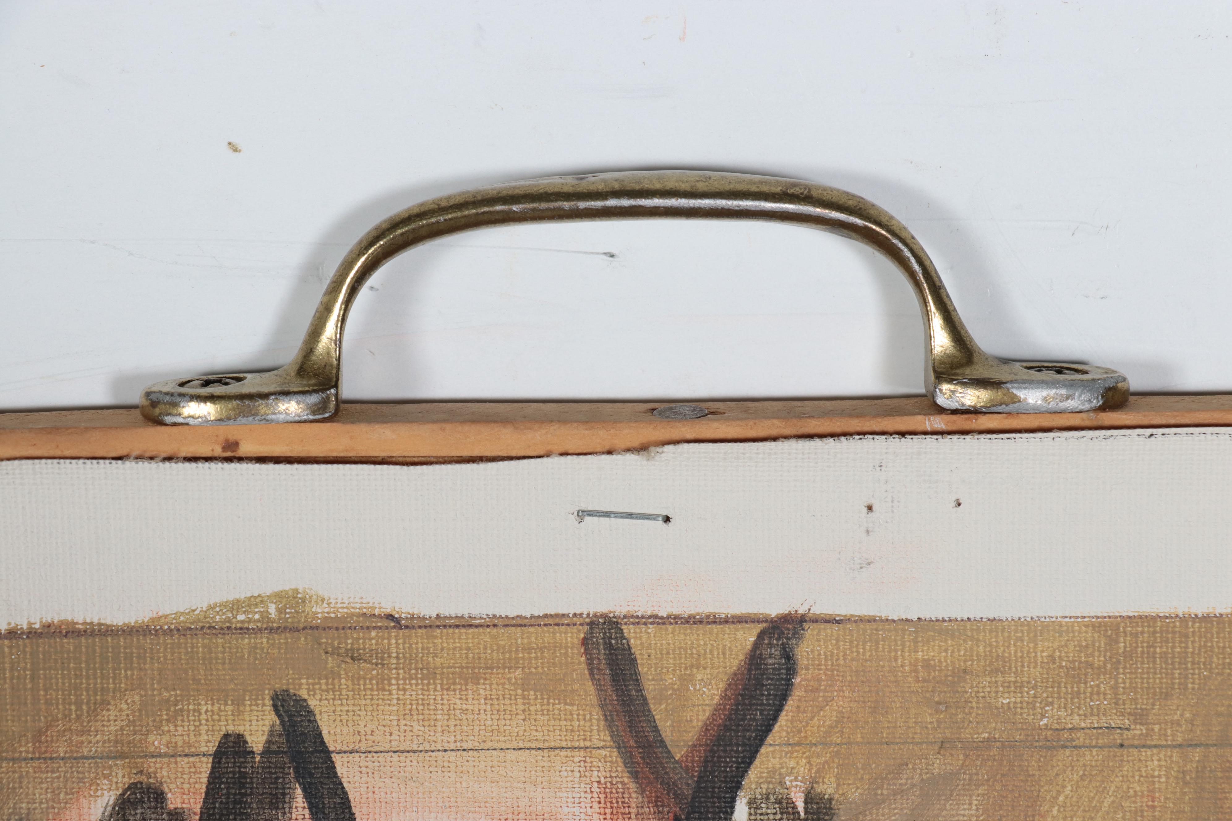 Katrina Halter Unfinished Landscape Oil and Watercolor Paintings, circa 1988