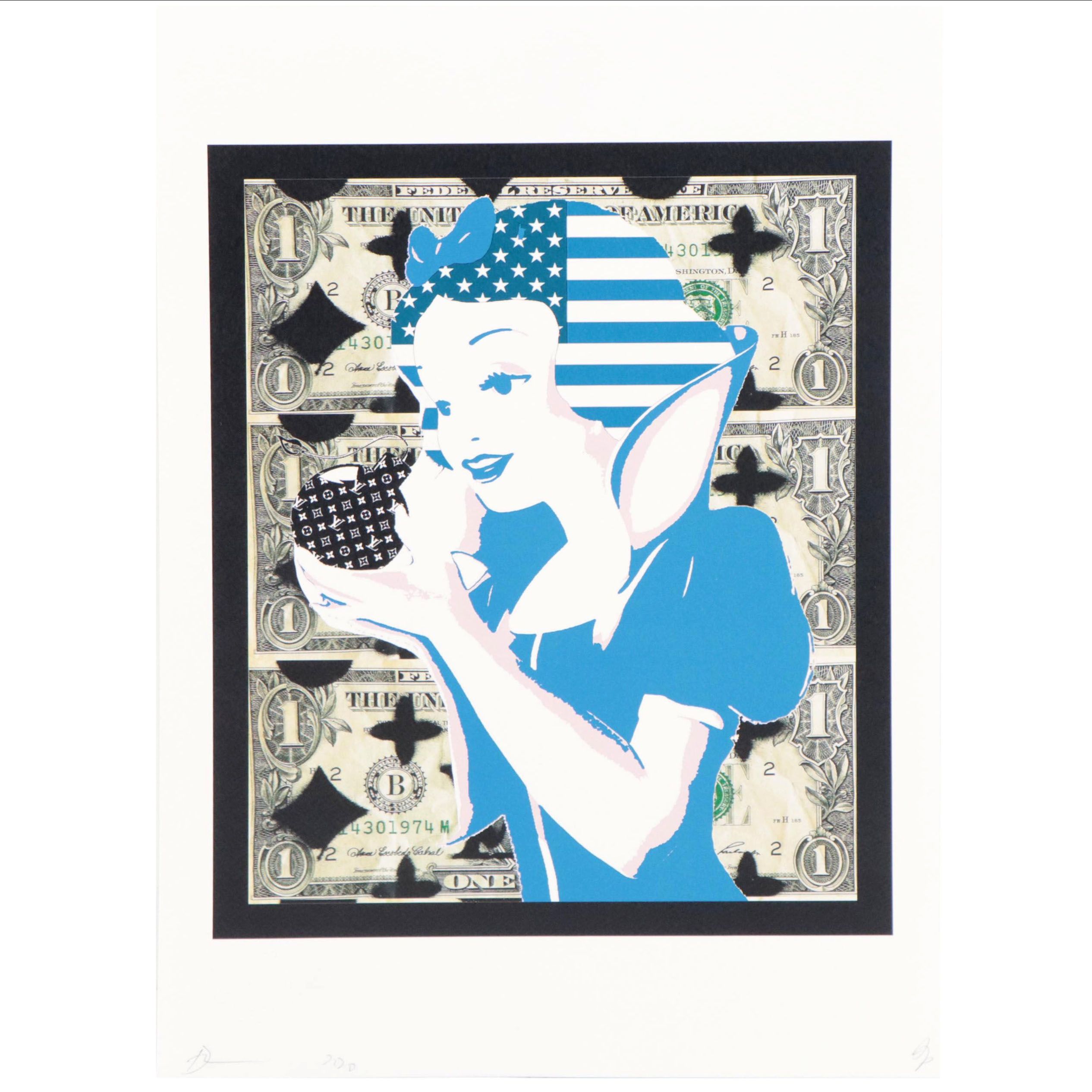 Death NYC Pop Art Graphic Print of Snow White, 2020