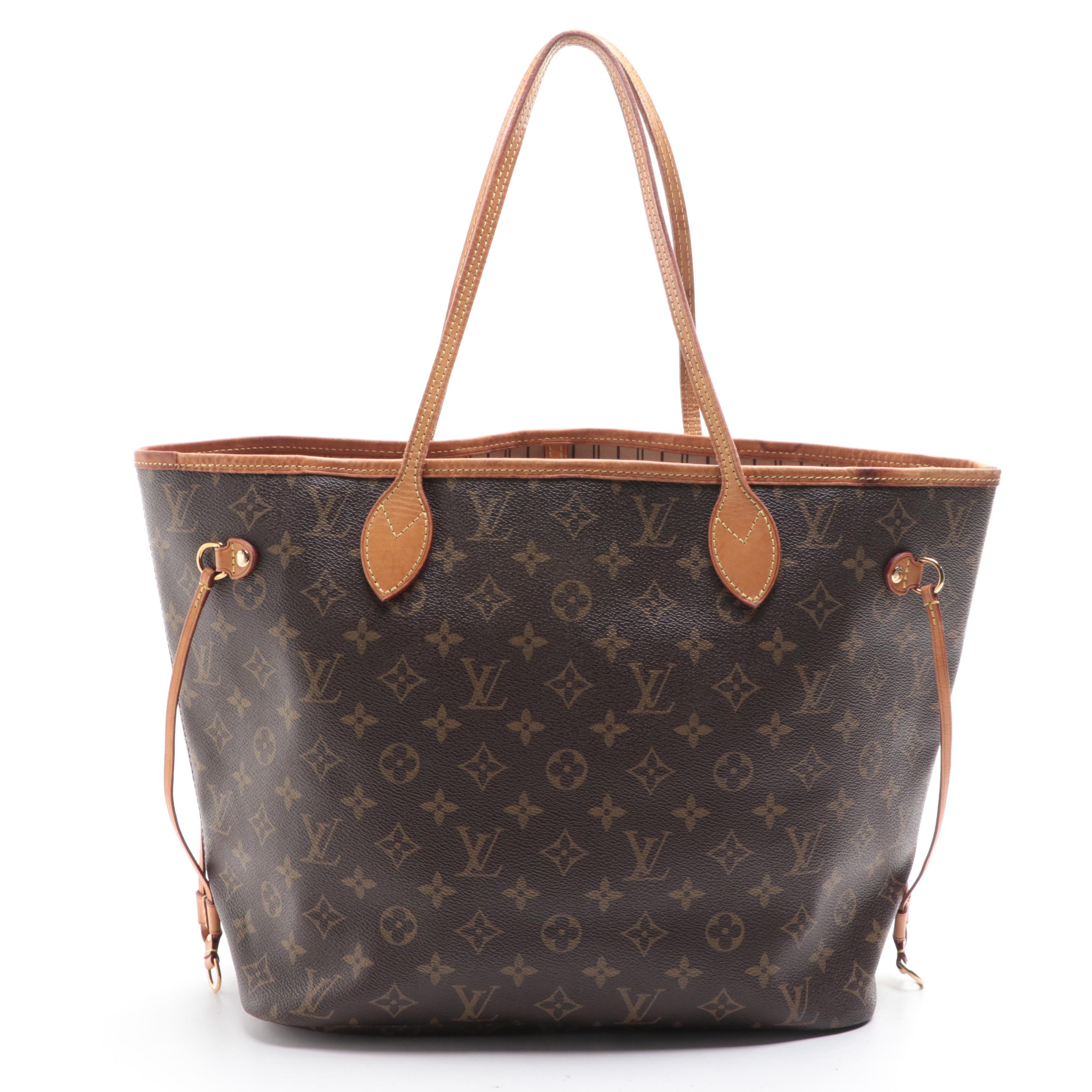 Louis Vuitton Neverfull MM in Monogram Canvas and Vachetta Leather