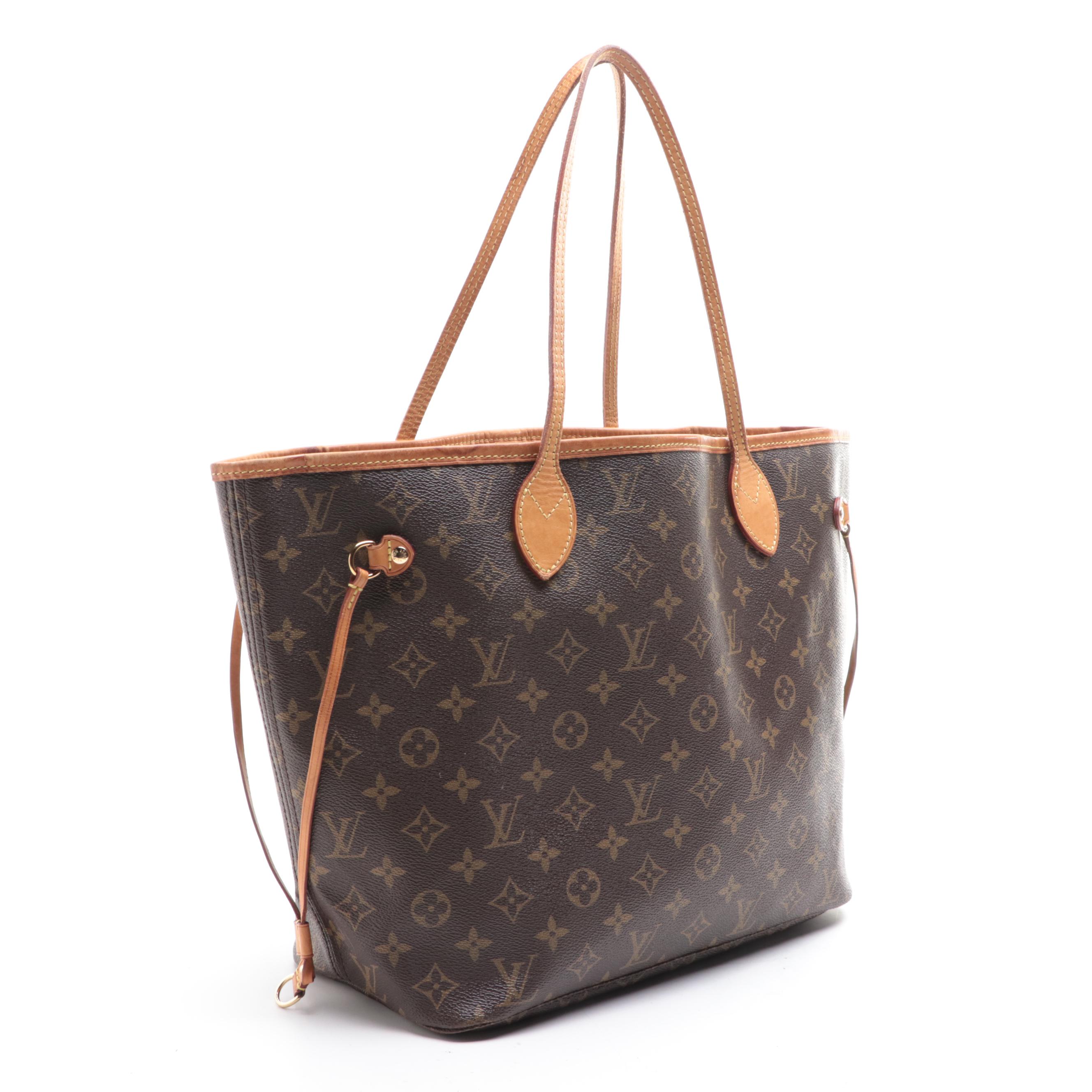 Louis Vuitton Neverfull MM in Monogram Canvas and Vachetta Leather