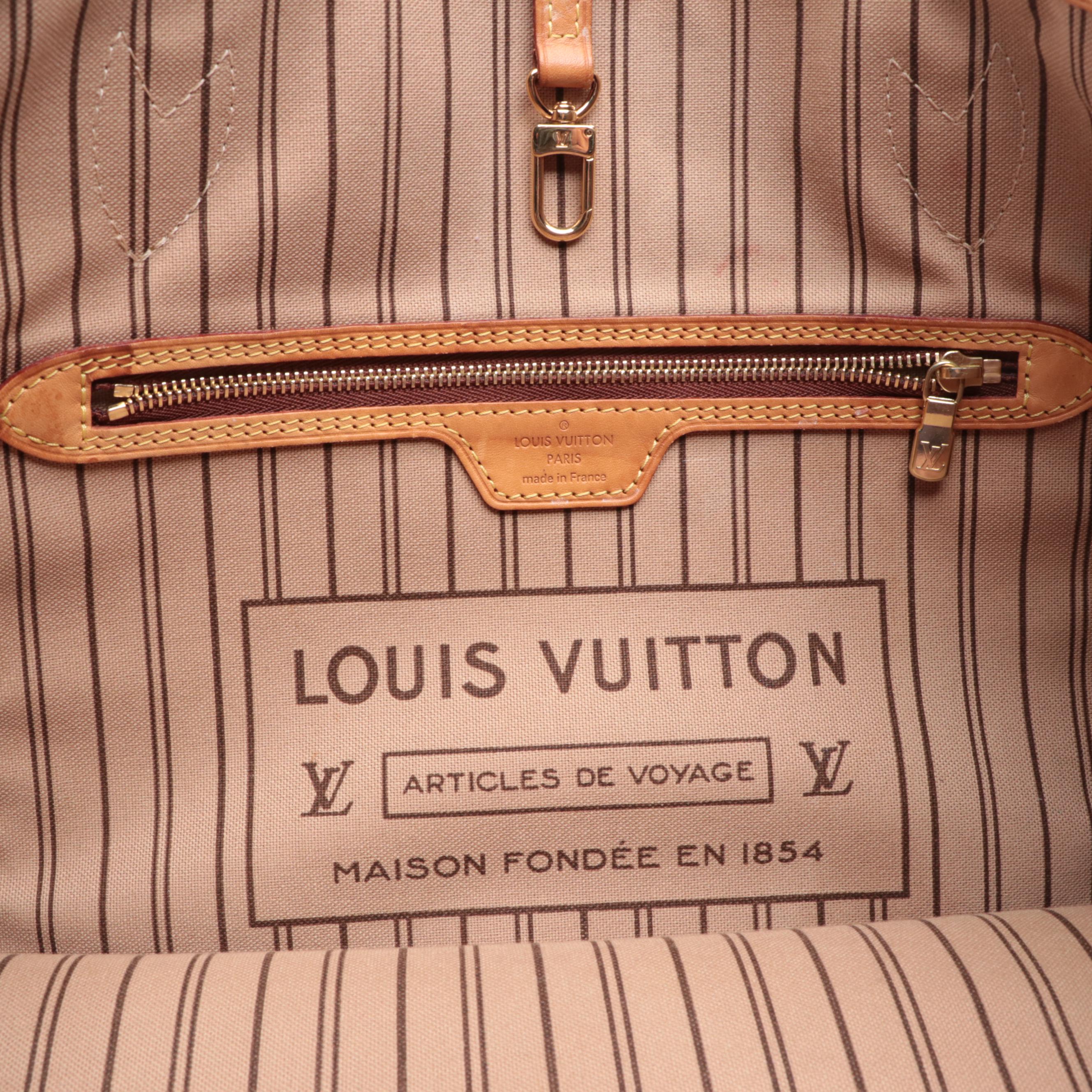 Louis Vuitton Neverfull MM in Monogram Canvas and Vachetta Leather