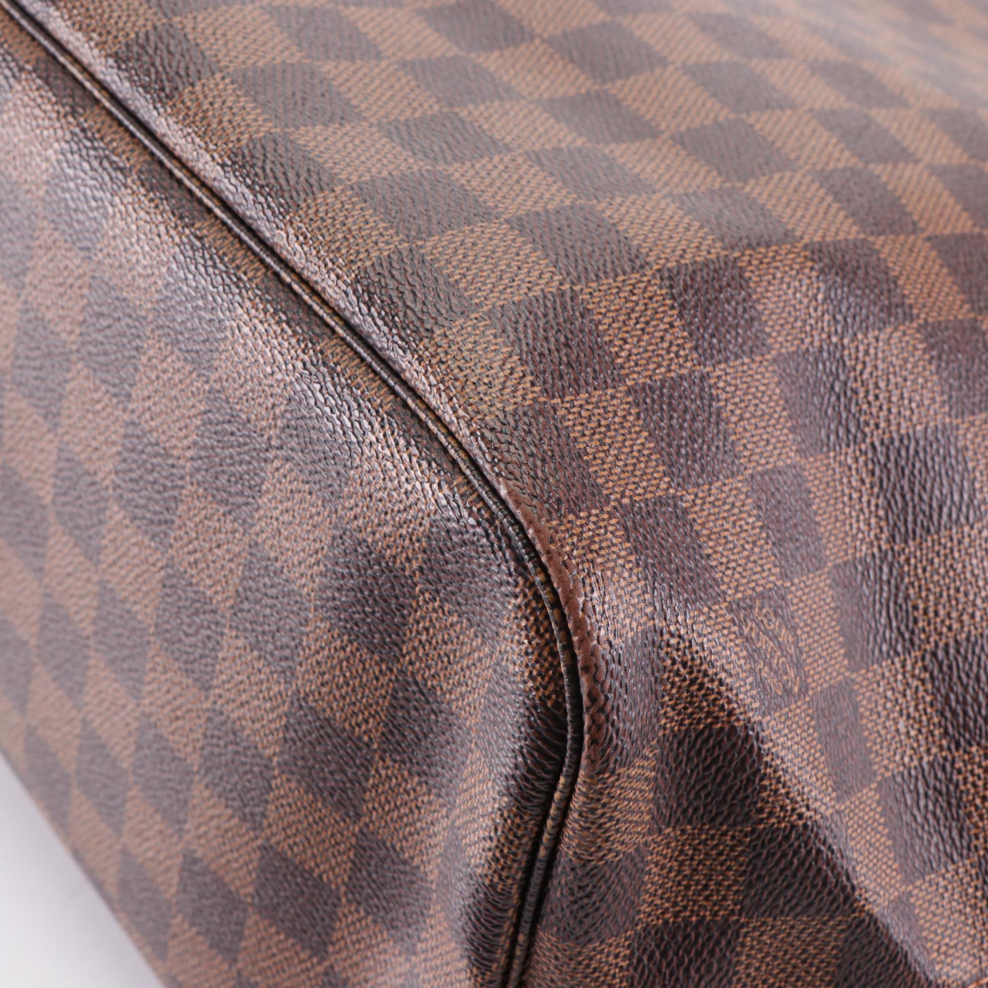 Louis Vuitton Neverfull MM in Damier Ebene Canvas and Leather