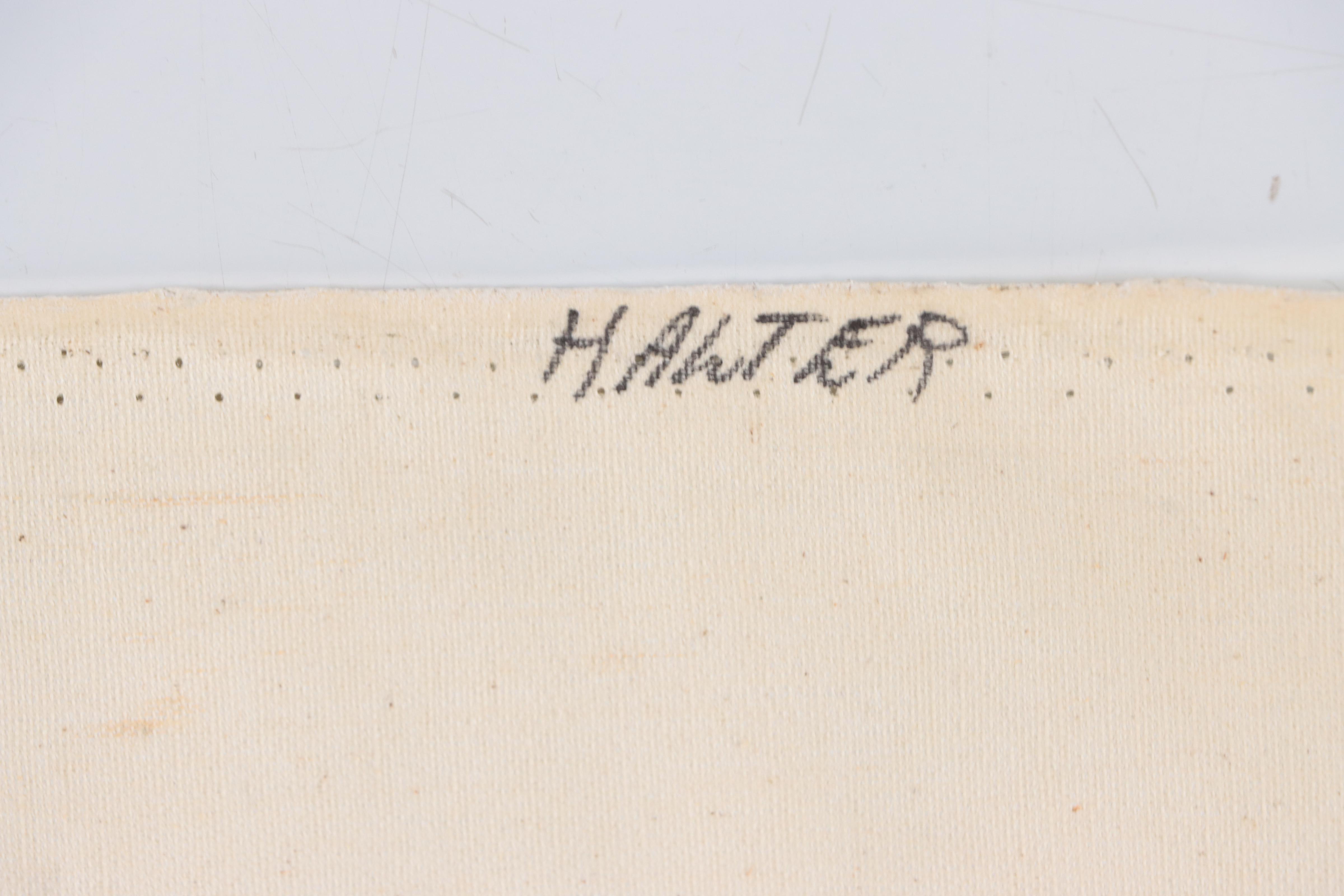 Katrina Halter Figurative Oil Painting of Couple, 1991