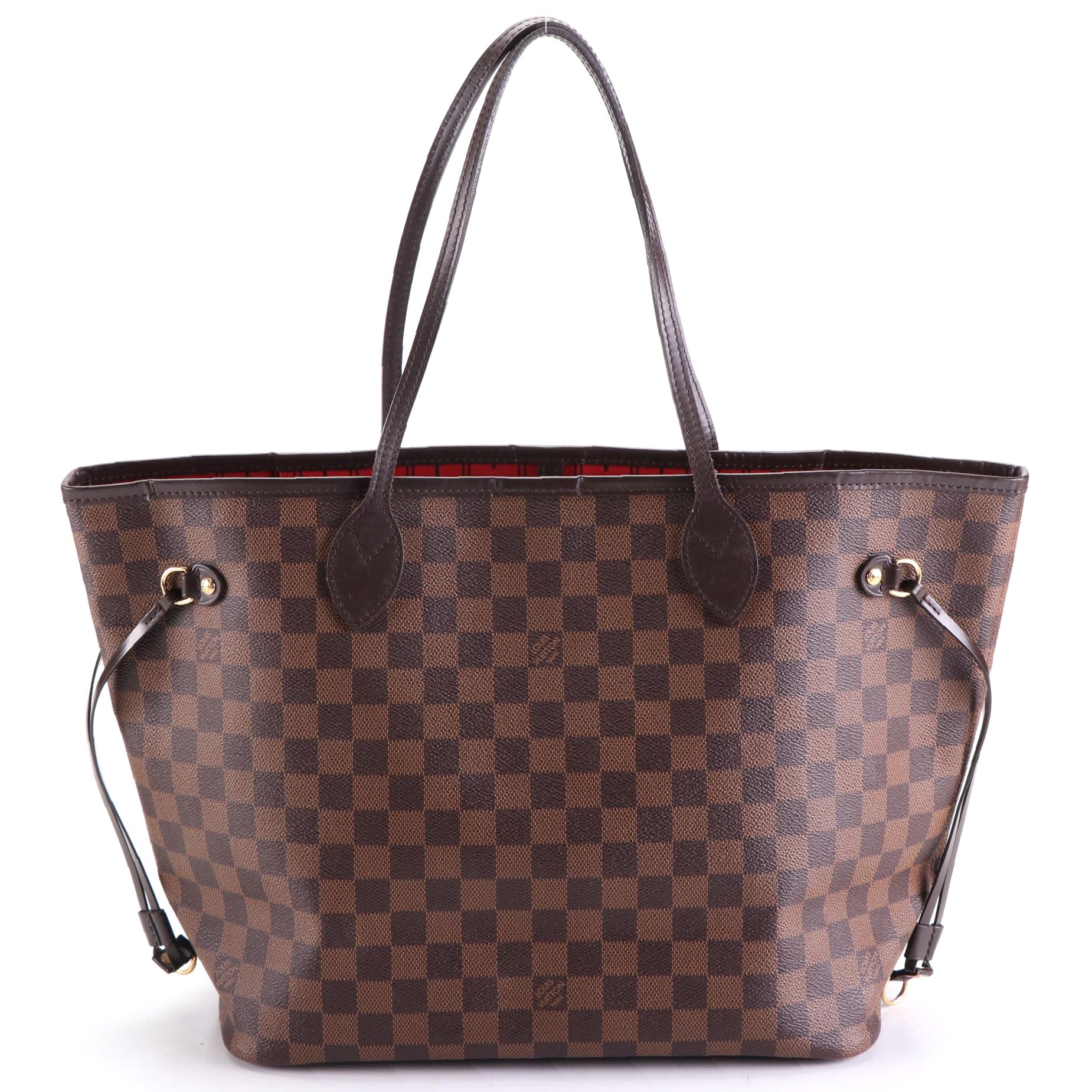 Louis Vuitton Neverfull MM in Damier Ebene Canvas and Leather