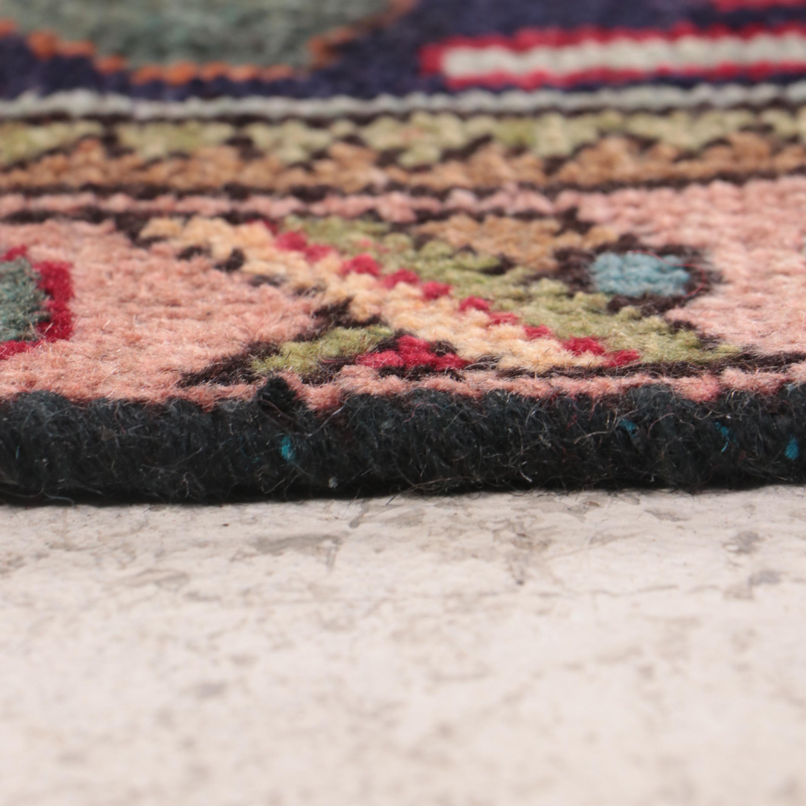 9'6 x 12'11 Hand-Knotted Persian Heriz Room Sized Rug