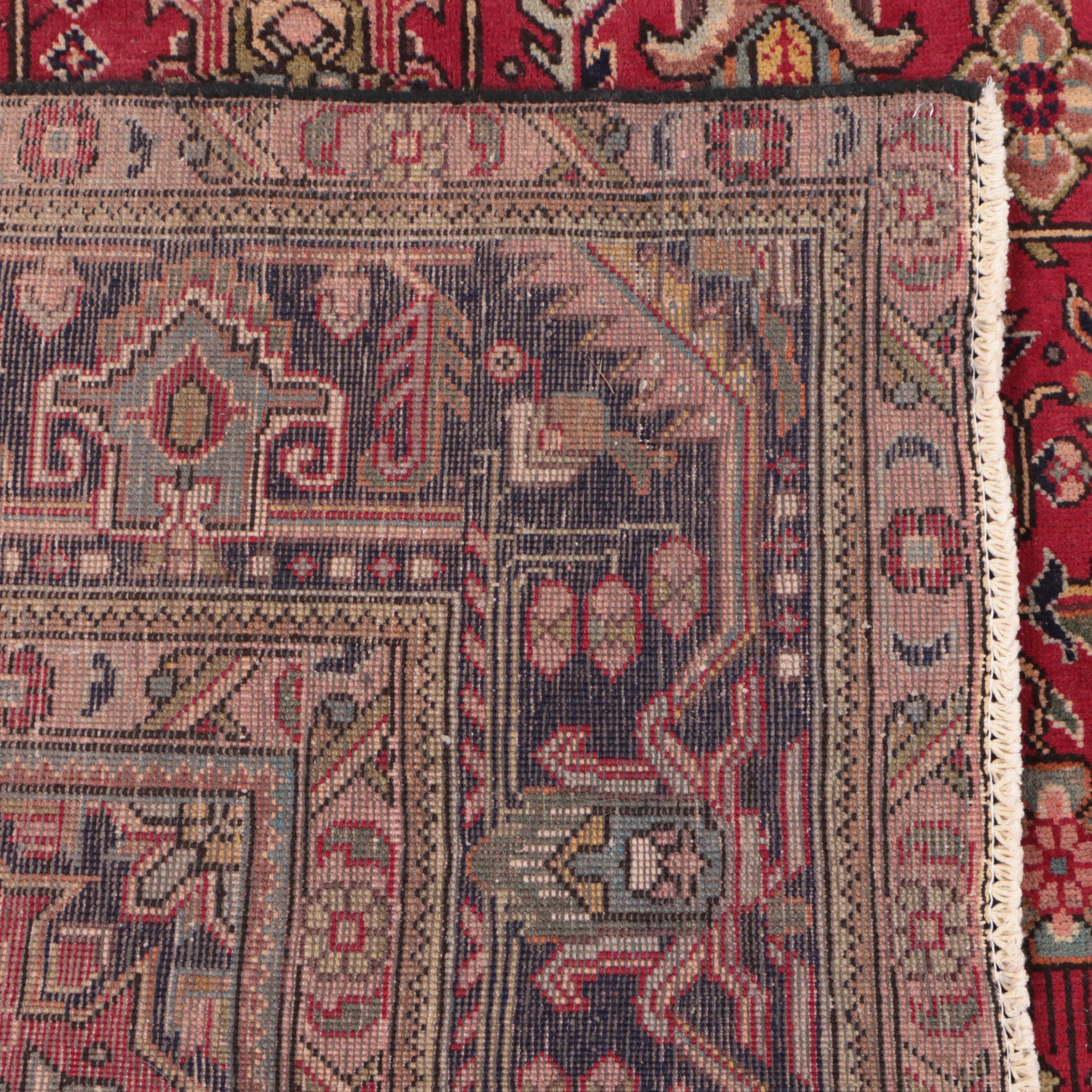 9'6 x 12'11 Hand-Knotted Persian Heriz Room Sized Rug