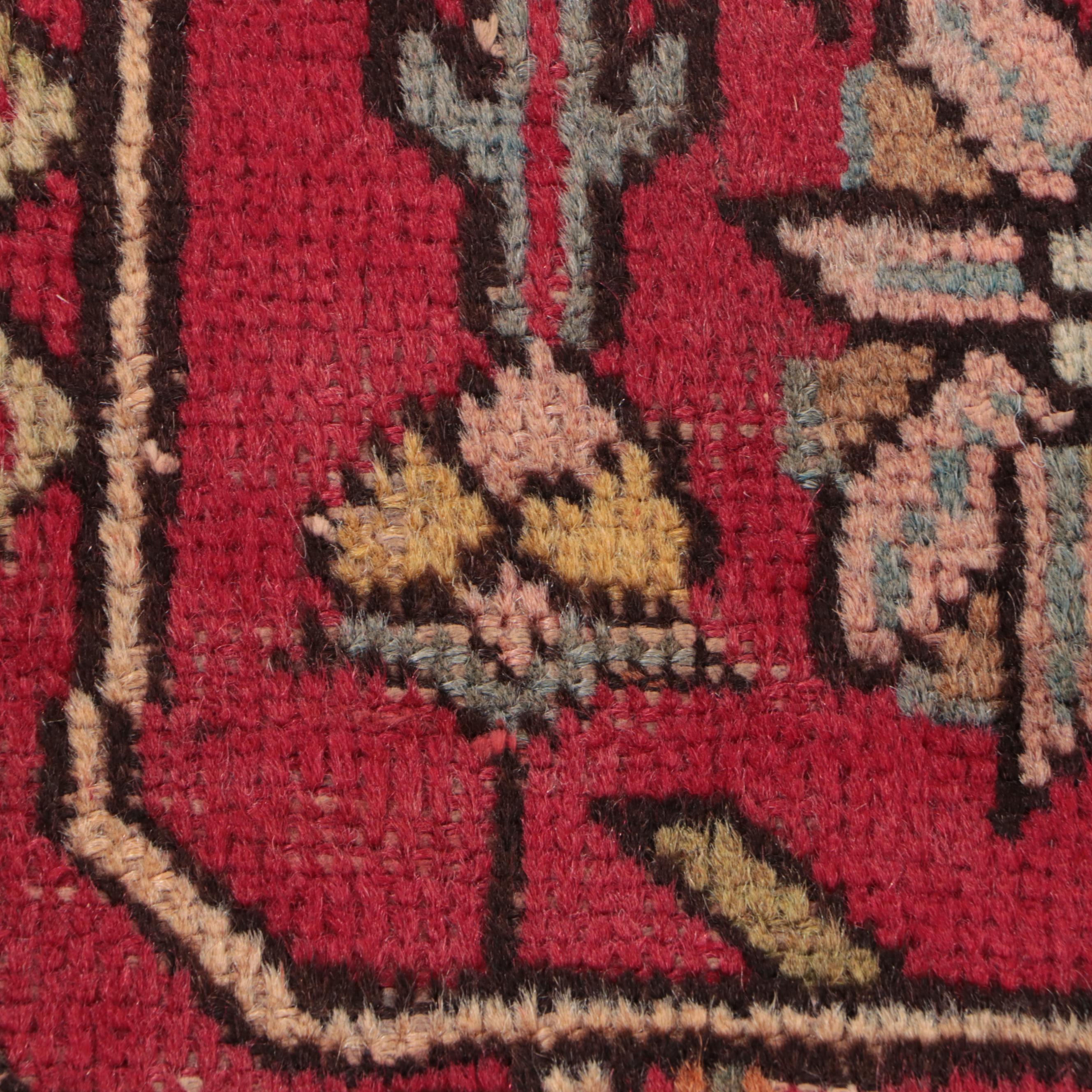 9'6 x 12'11 Hand-Knotted Persian Heriz Room Sized Rug