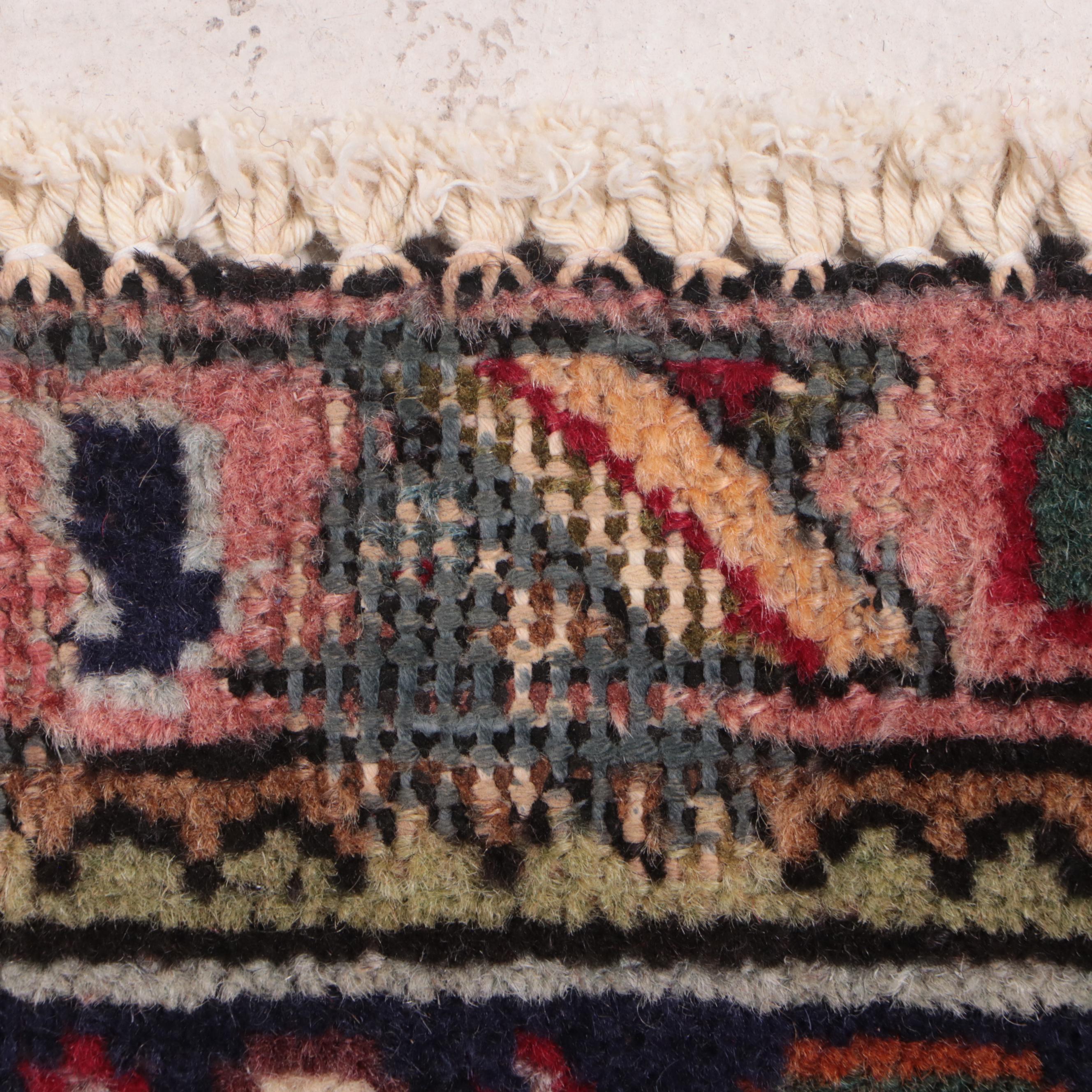 9'6 x 12'11 Hand-Knotted Persian Heriz Room Sized Rug