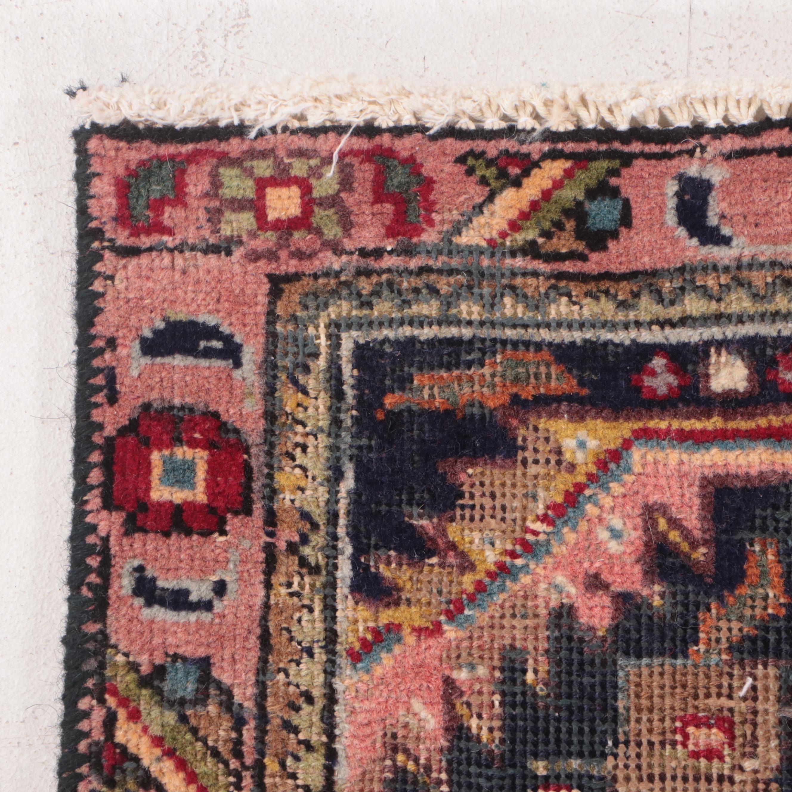 9'6 x 12'11 Hand-Knotted Persian Heriz Room Sized Rug