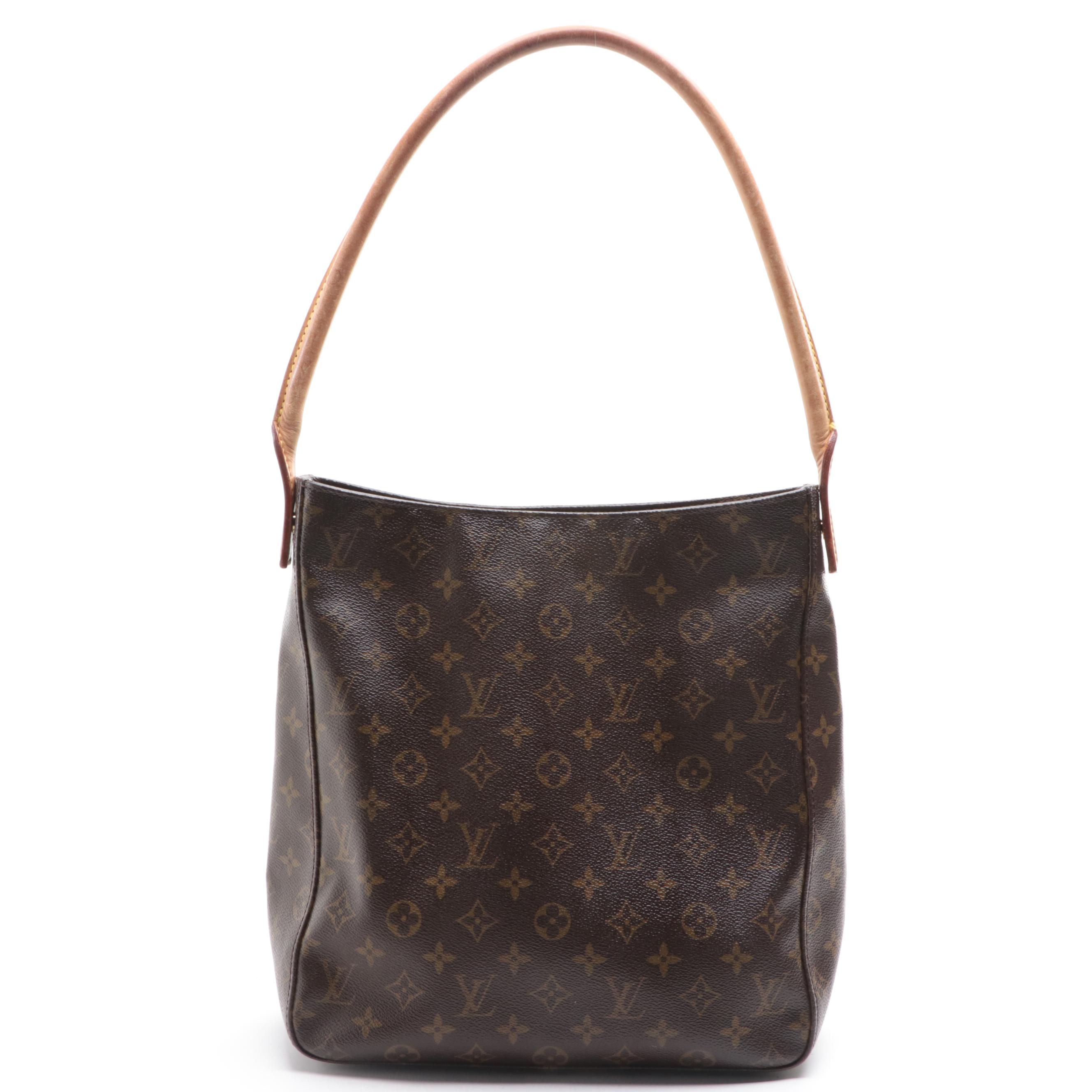 Louis Vuitton Looping GM Shoulder Bag in Monogram Canvas/Vachetta Leather
