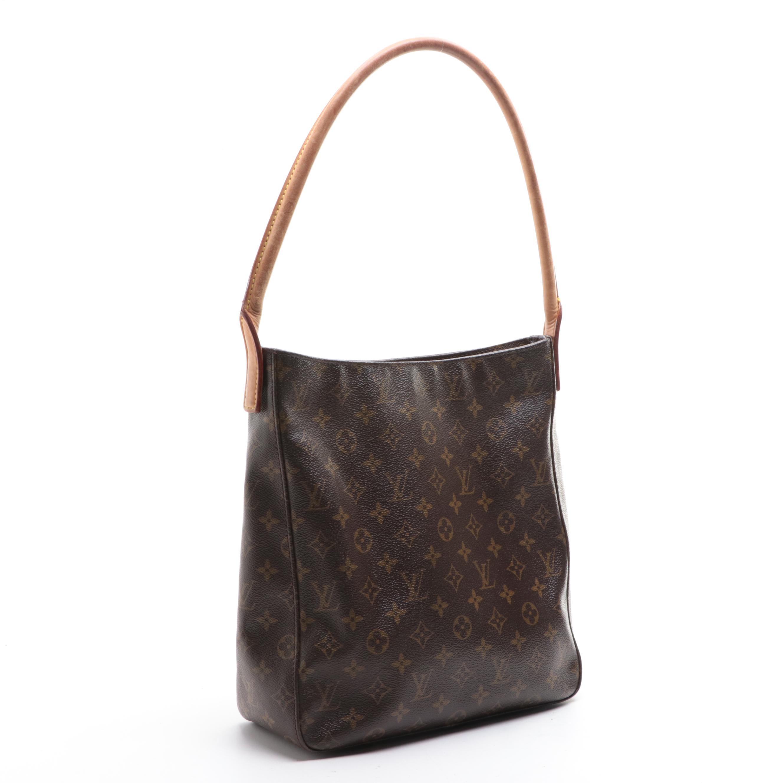 Louis Vuitton Looping GM Shoulder Bag in Monogram Canvas/Vachetta Leather