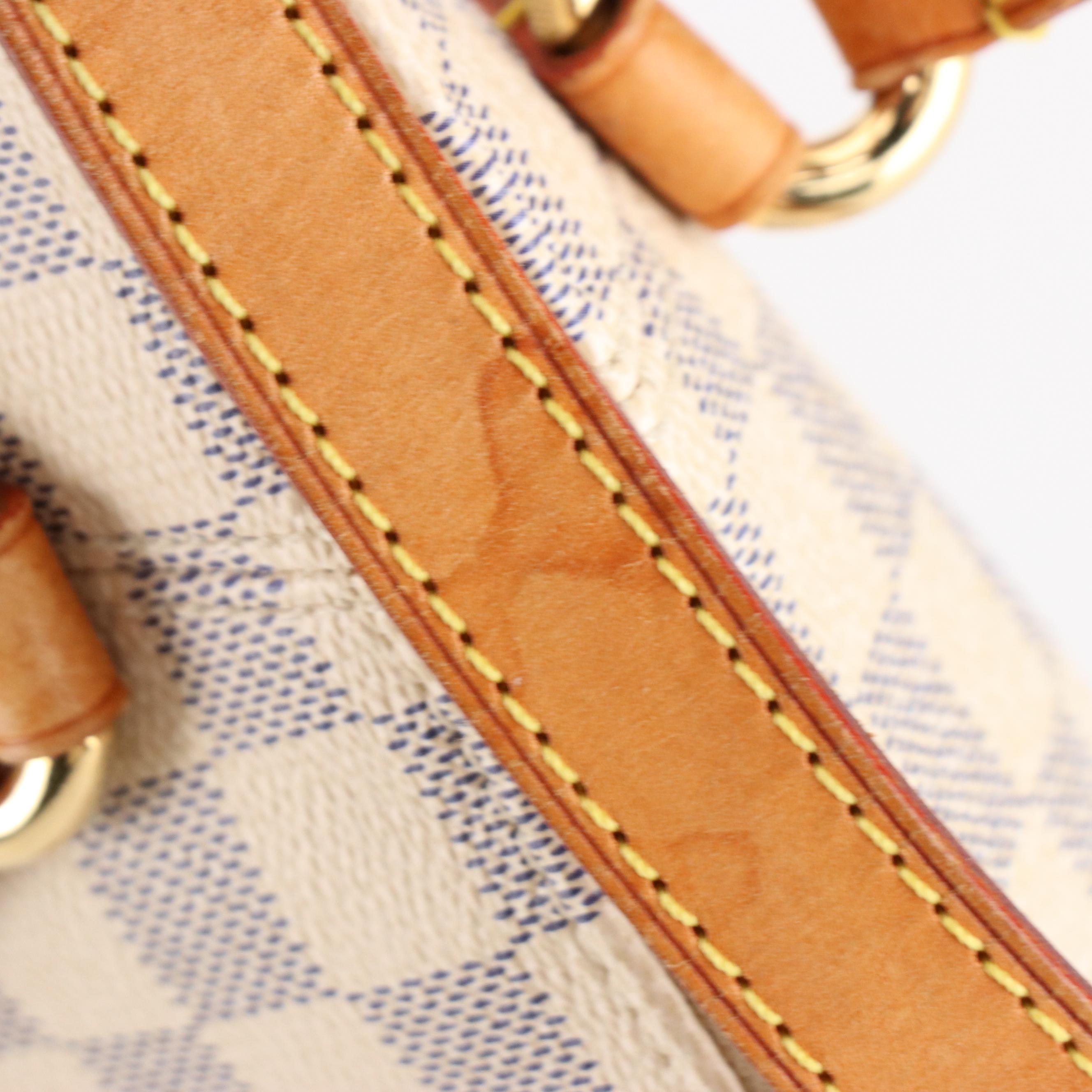 Louis Vuitton Totally PM in Damier Azur Canvas and Vachetta Leather