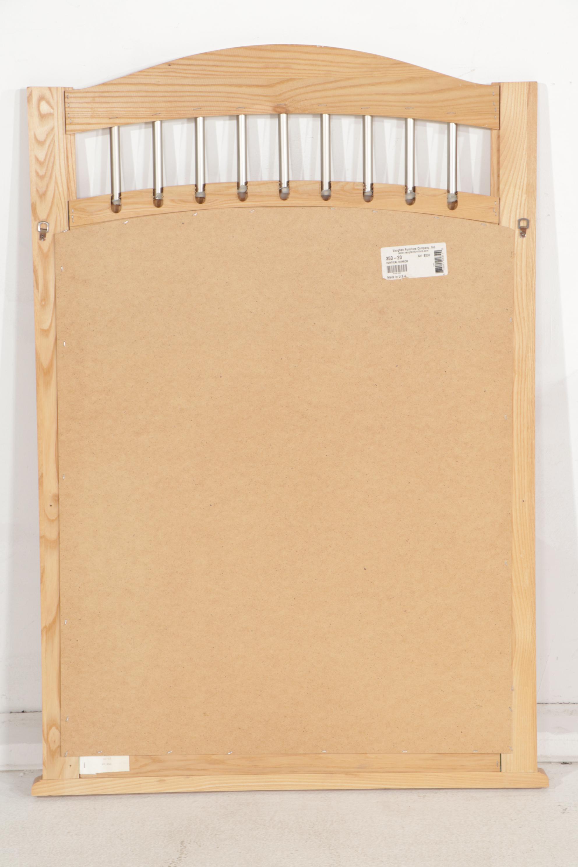 Vaughan Furniture Paneled Wood and Metal Spindle Bedroom Set