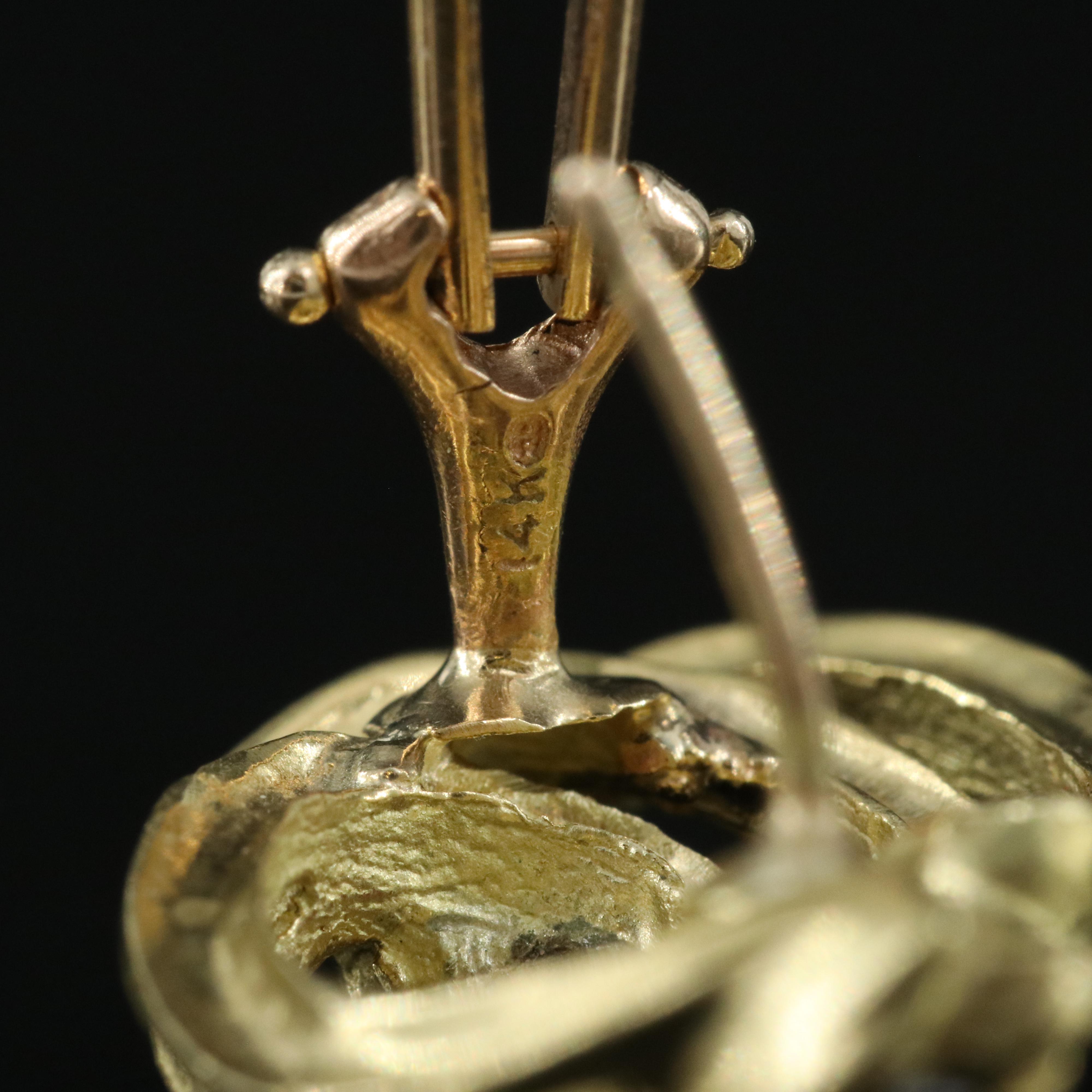 18K Ruby and Diamond Earrings