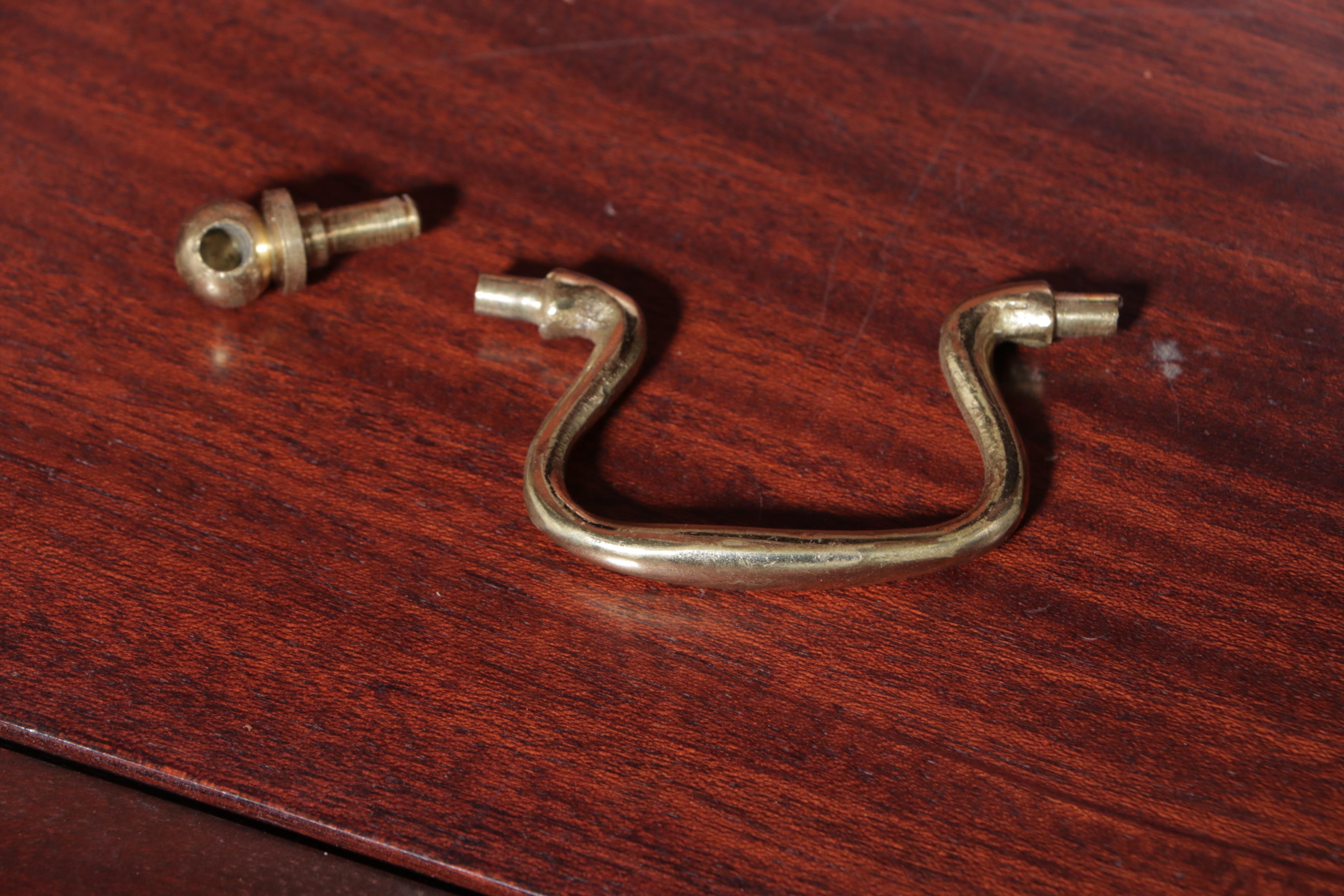 Baker Furniture Chippendale Style Mahogany Secretary Bookcase