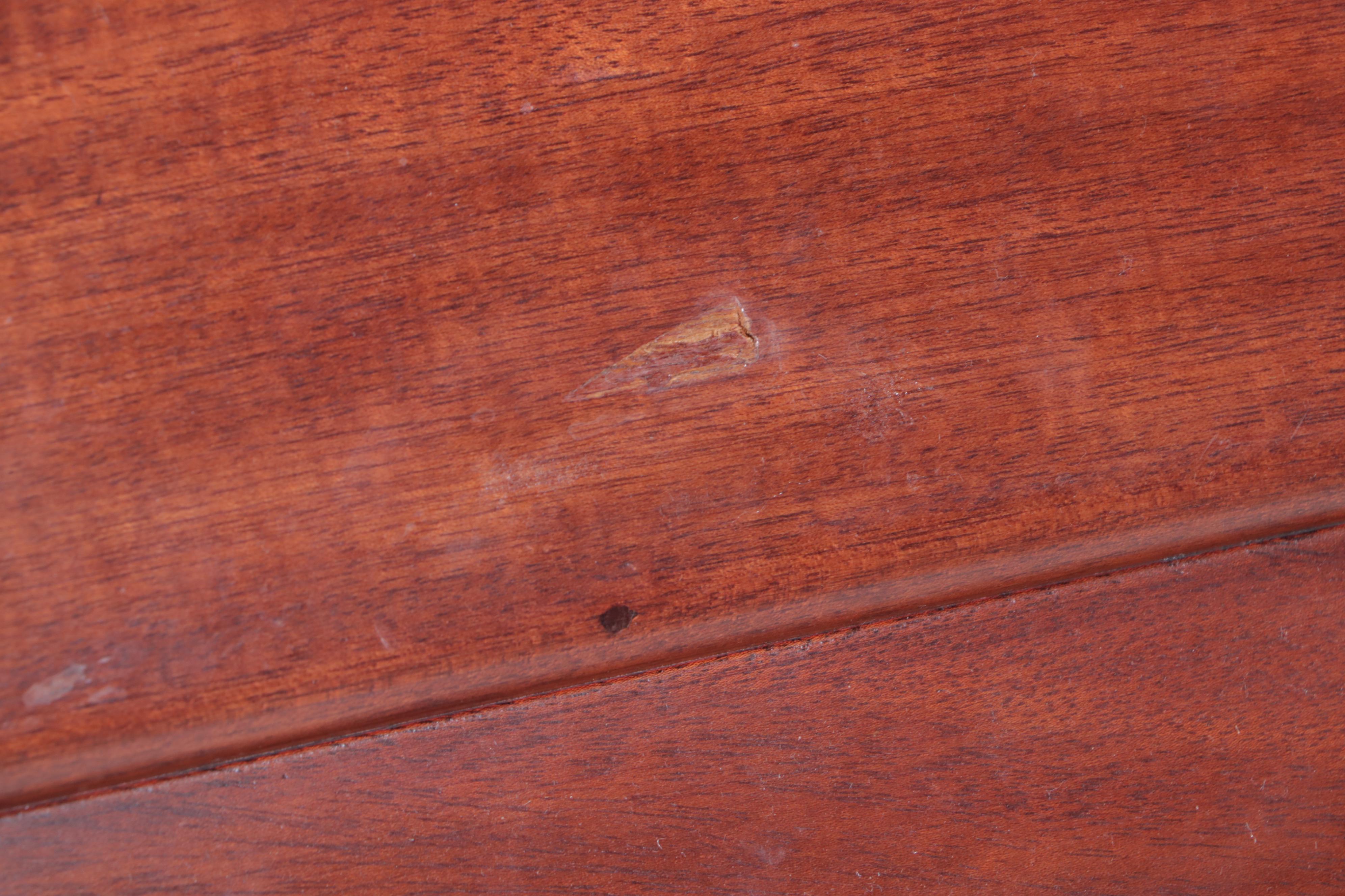 Baker Furniture Chippendale Style Mahogany Secretary Bookcase