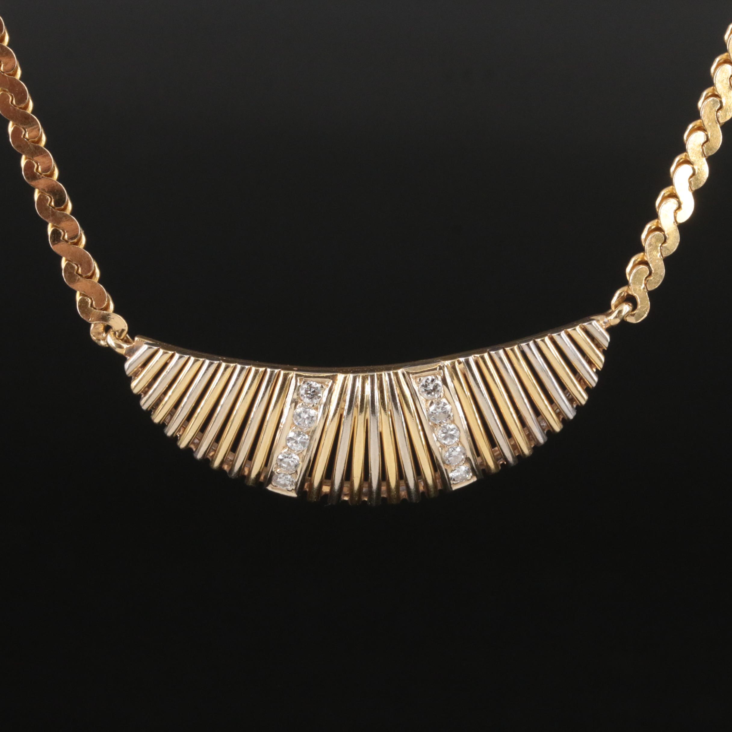 14K 0.34 CTW Diamond Necklace