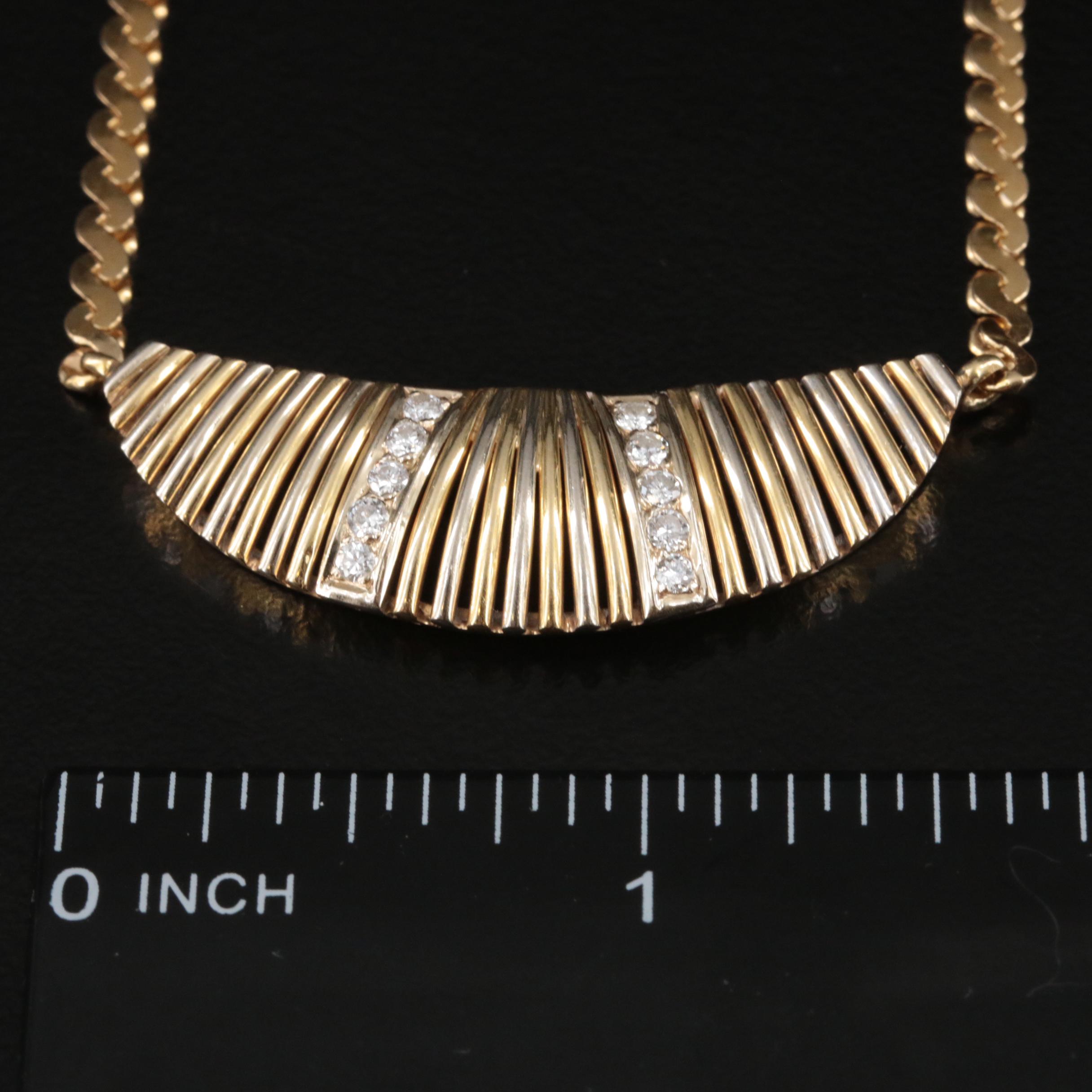 14K 0.34 CTW Diamond Necklace