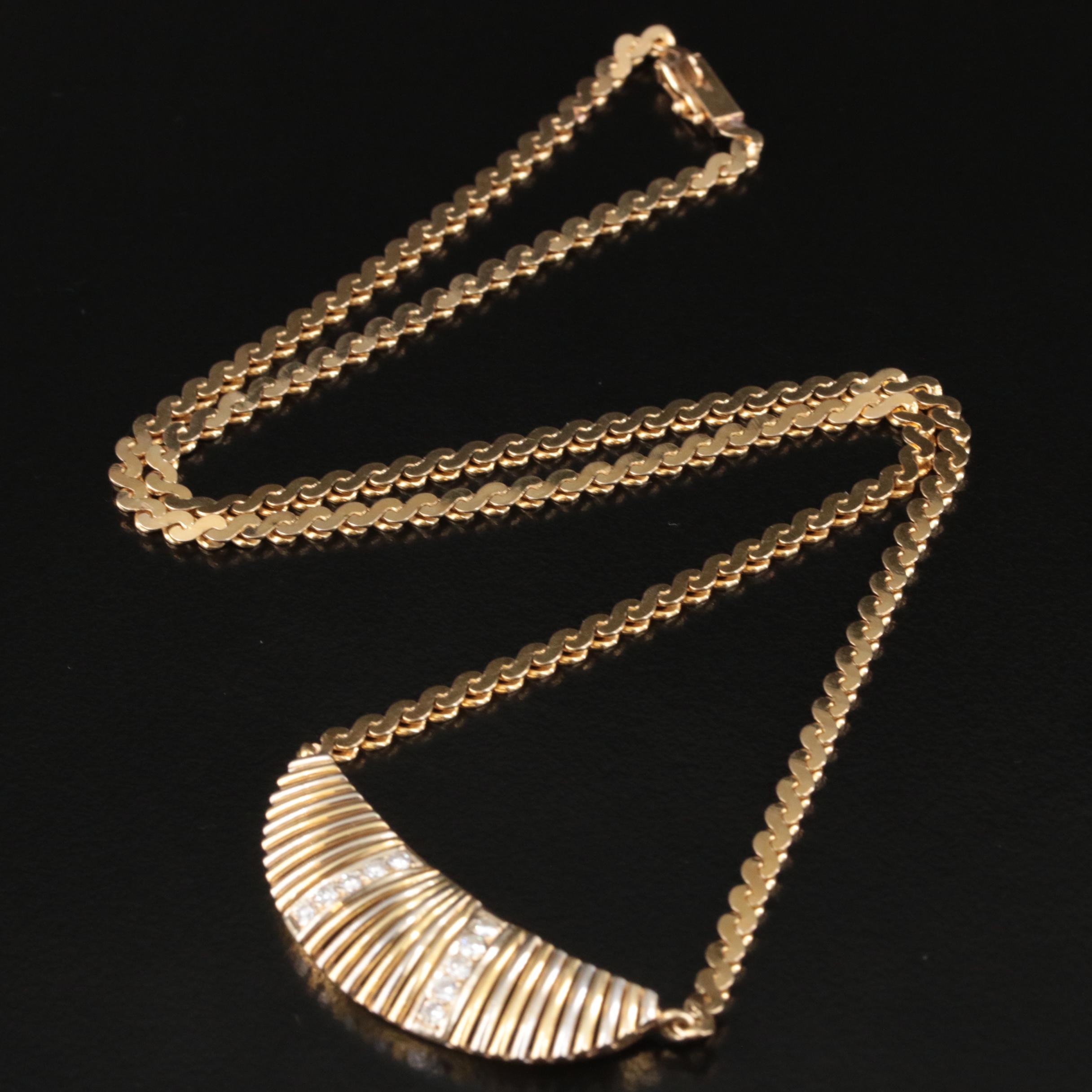 14K 0.34 CTW Diamond Necklace