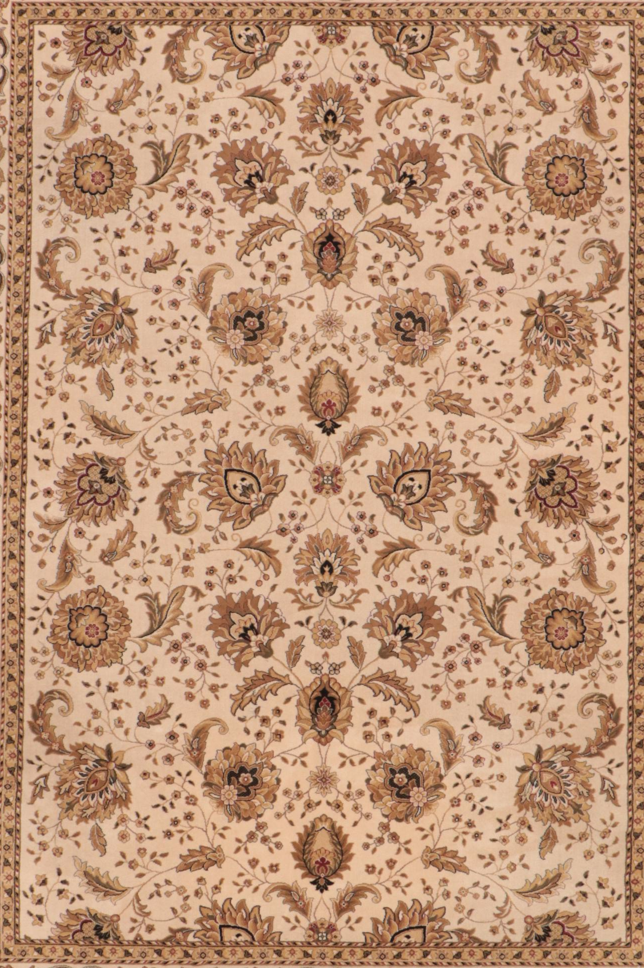 8' x 10'10 Machine Made "Kashan Wheat" Kenneth Mink Area Rug