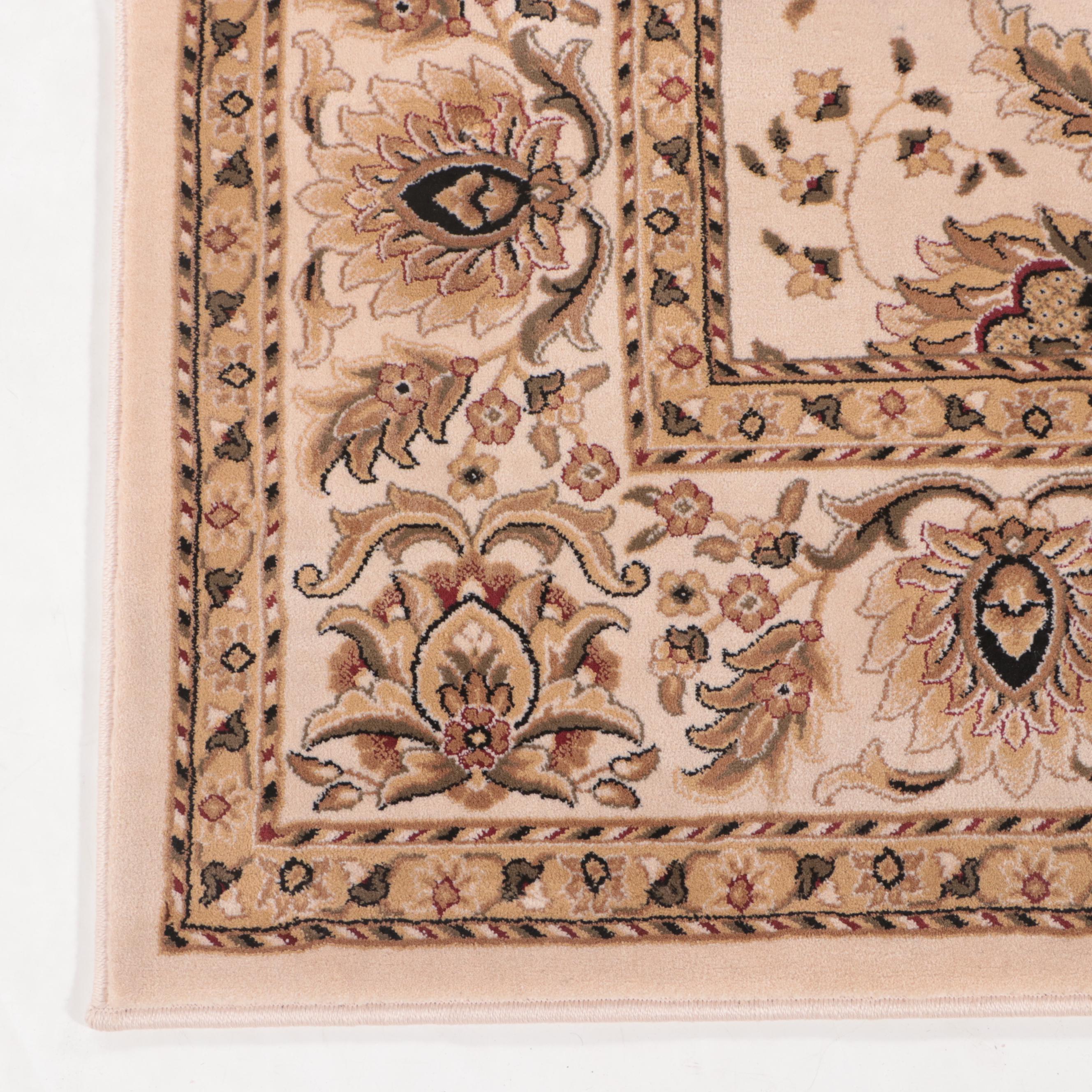 8' x 10'10 Machine Made "Kashan Wheat" Kenneth Mink Area Rug