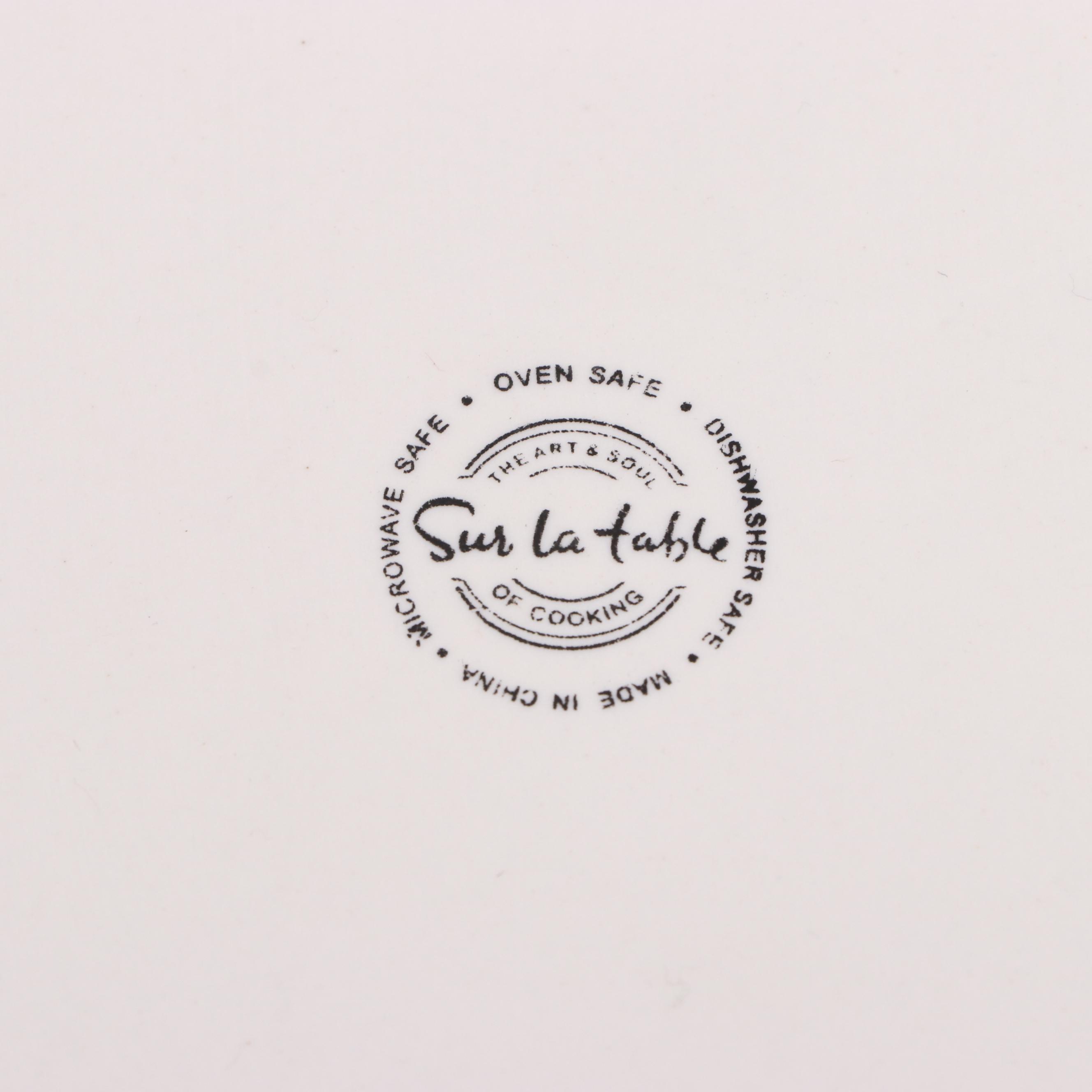 Sur La Table Ramekins, Japanese Footed Dish and Pottery Bowl with Cover