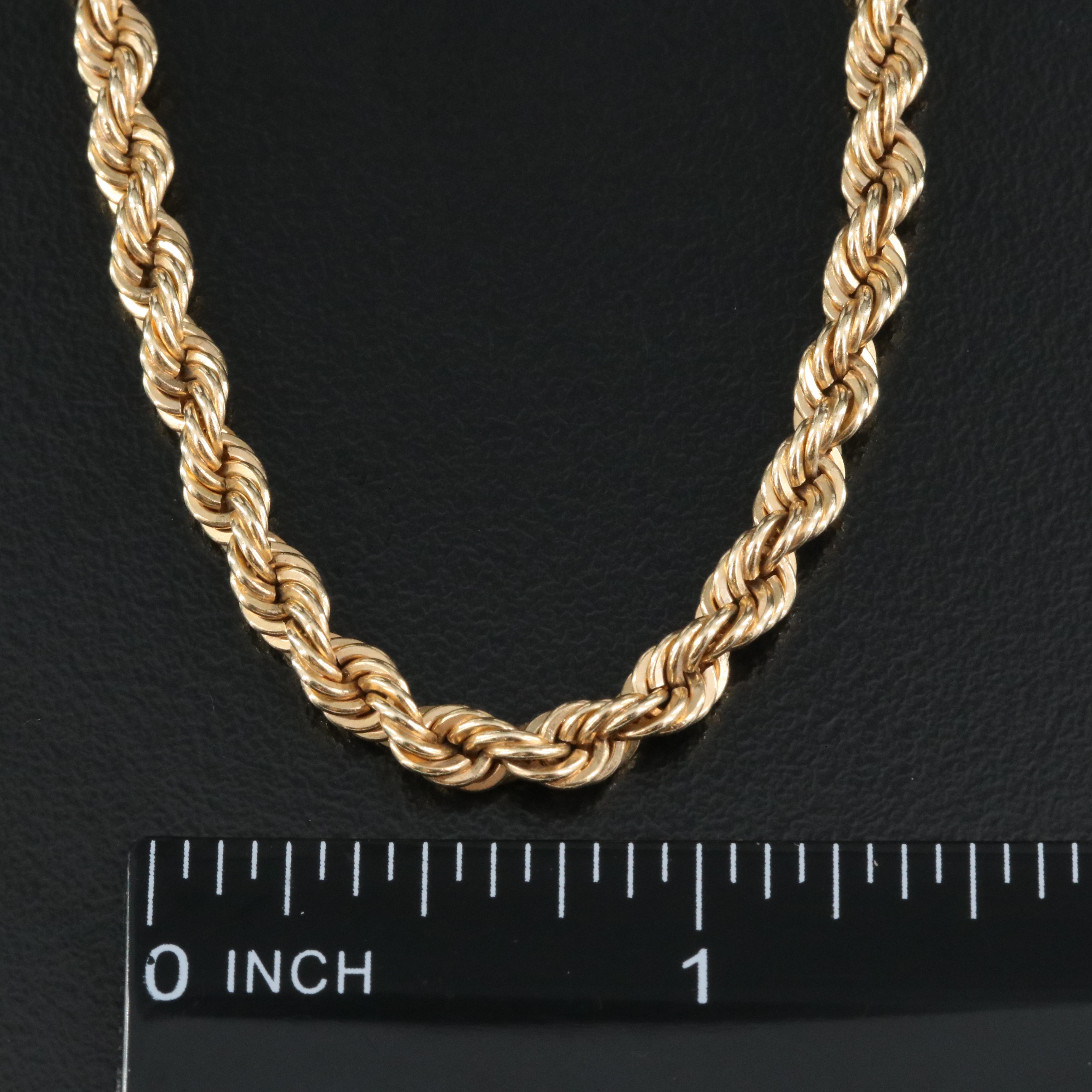 14K Rope Chain