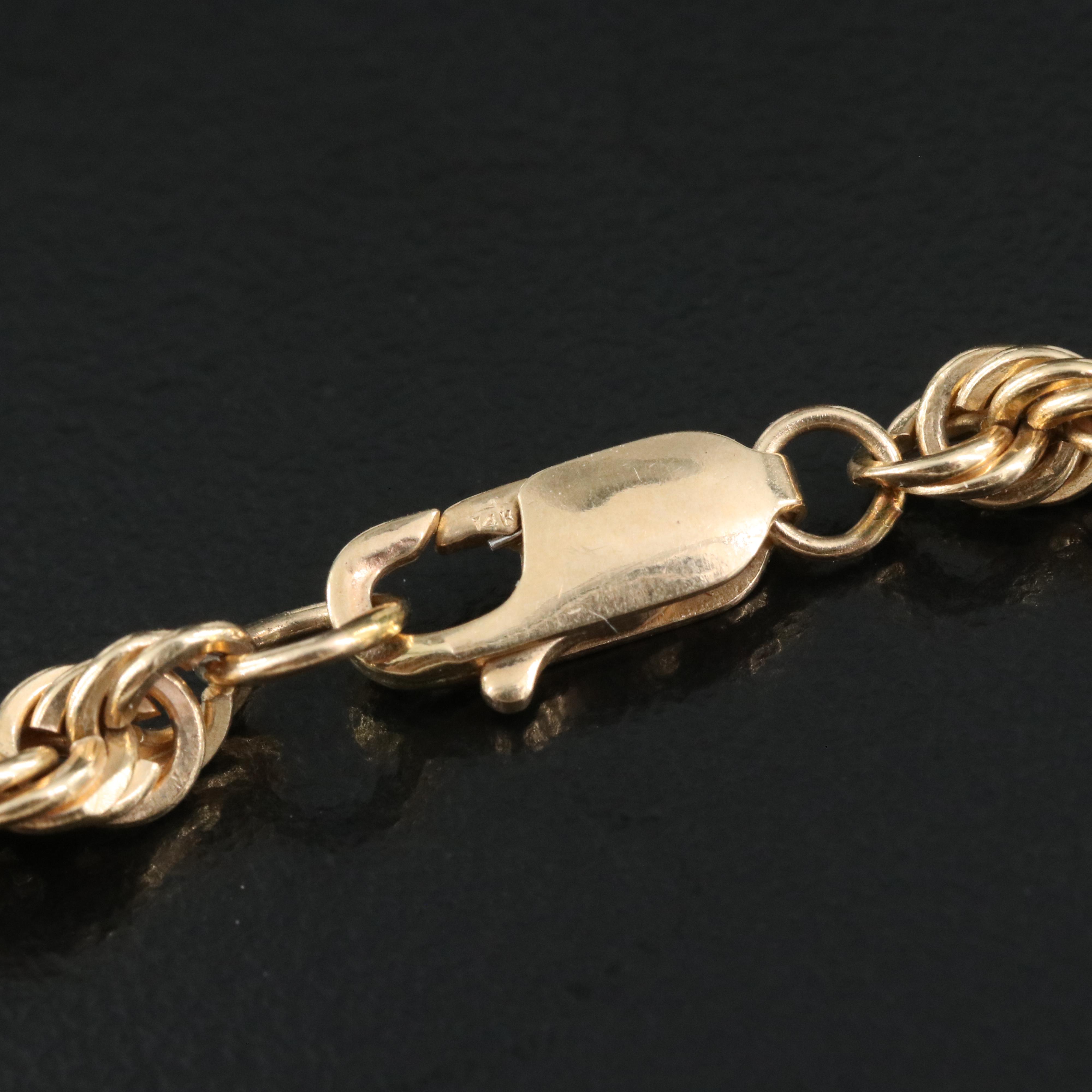 14K Rope Chain