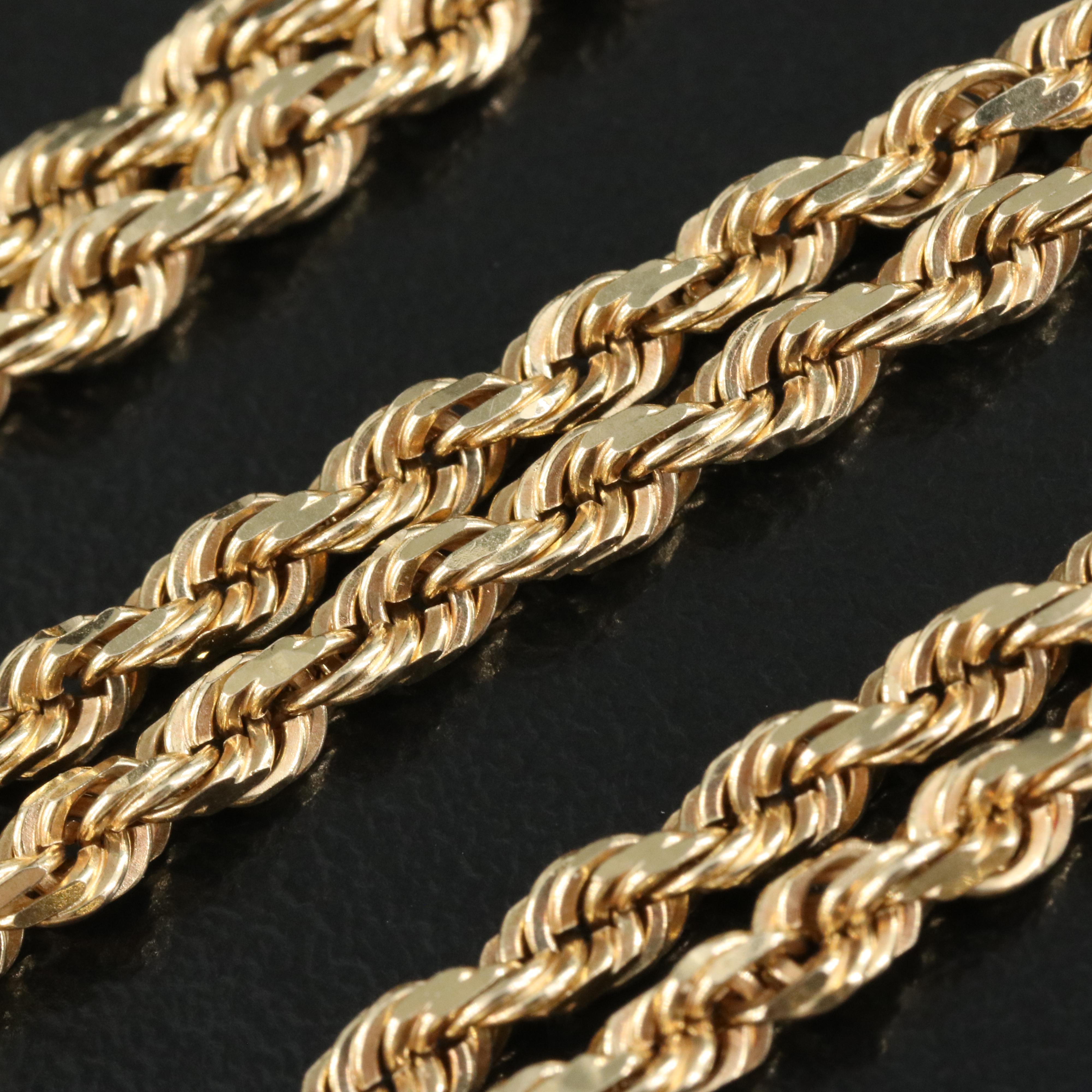 14K Rope Chain