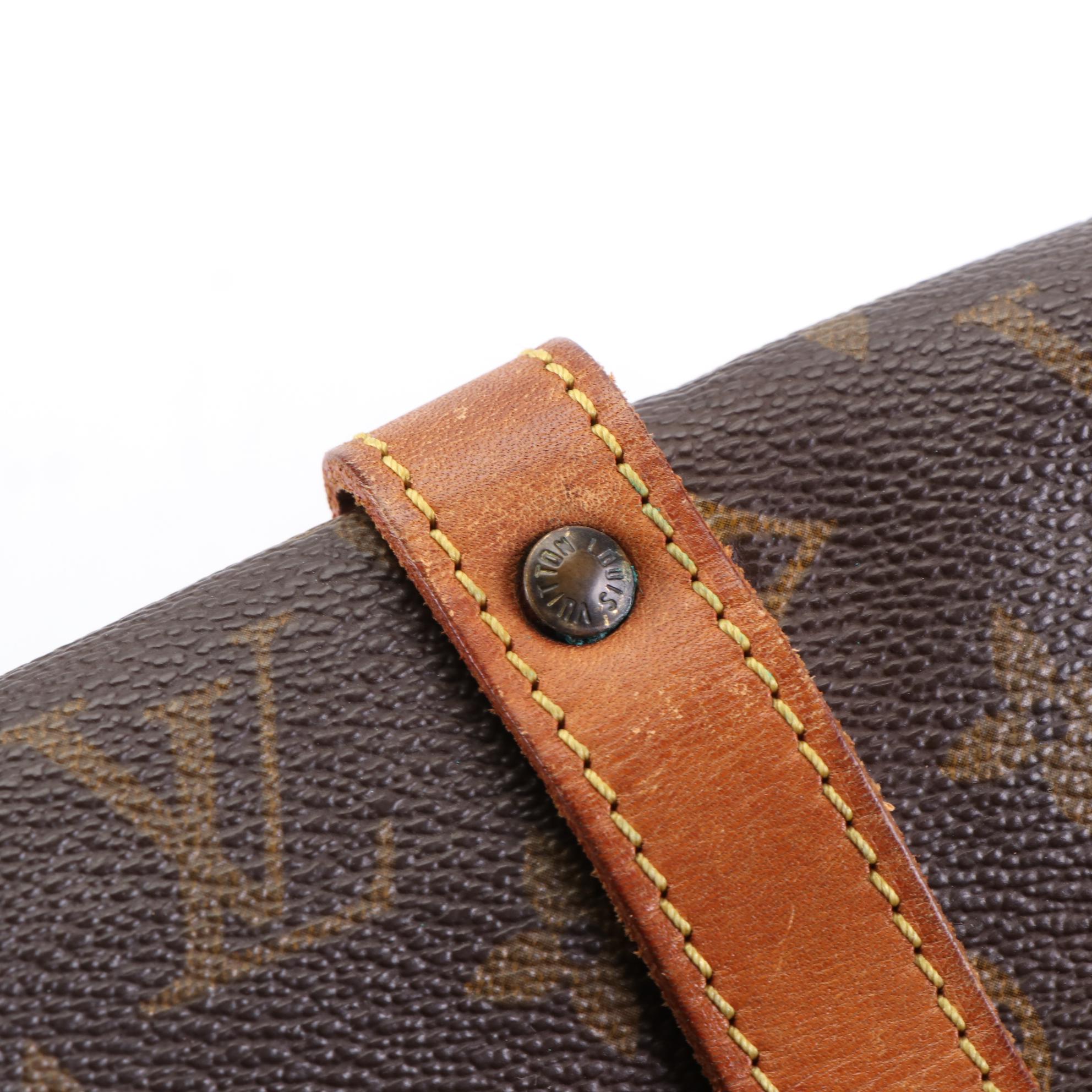 Louis Vuitton Saumur 30 in Monogram Canvas and Vachetta Leather