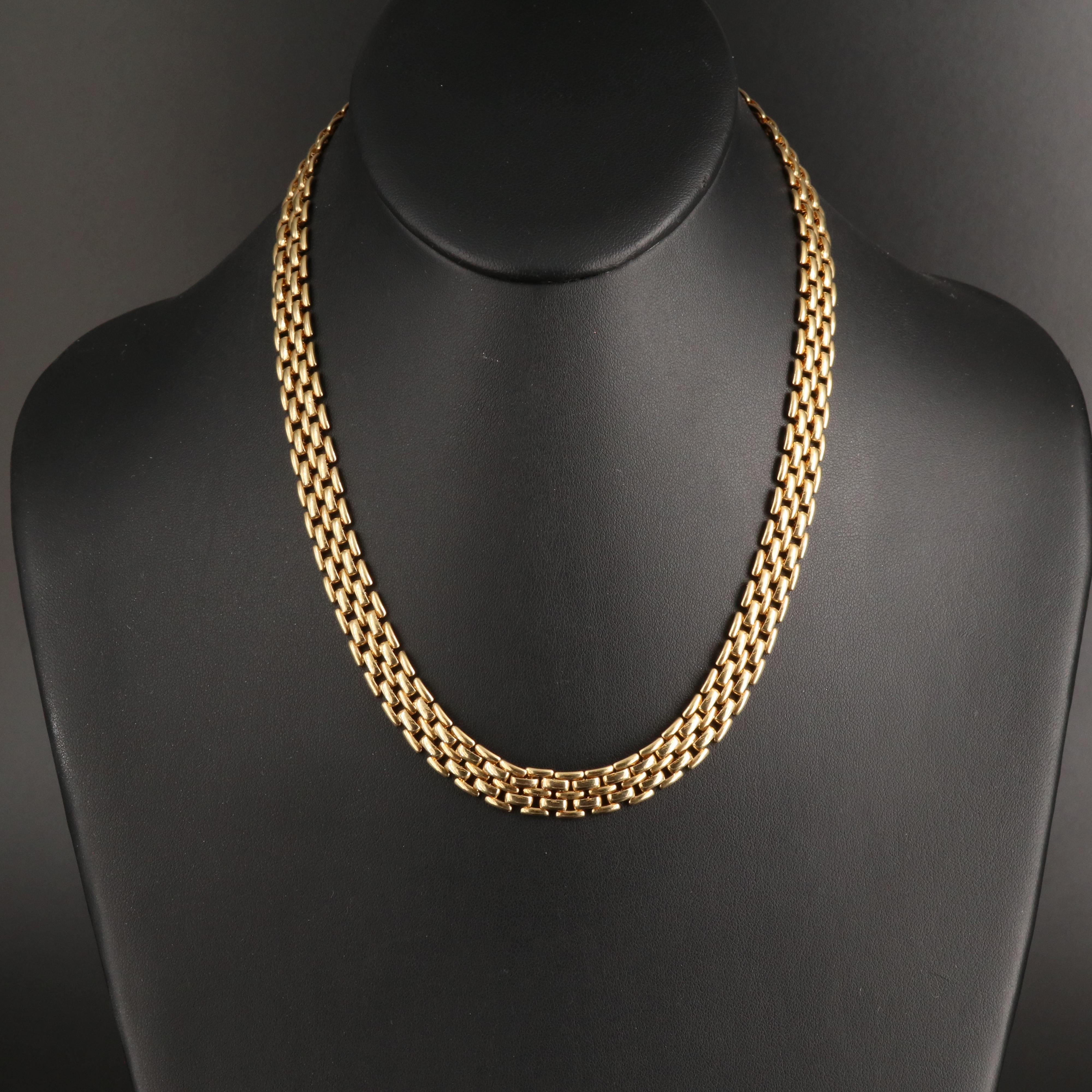 Panther Link Necklace