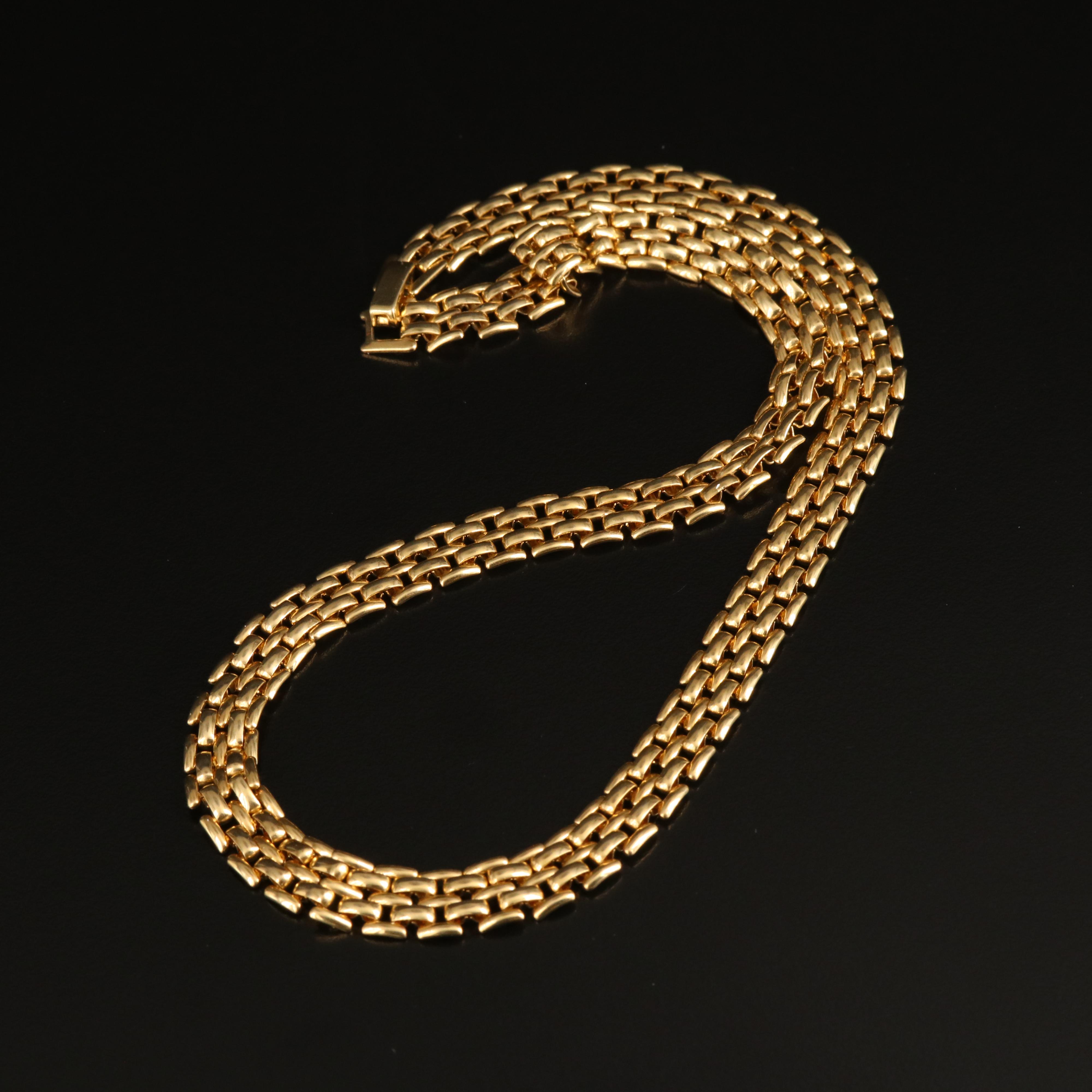 Panther Link Necklace