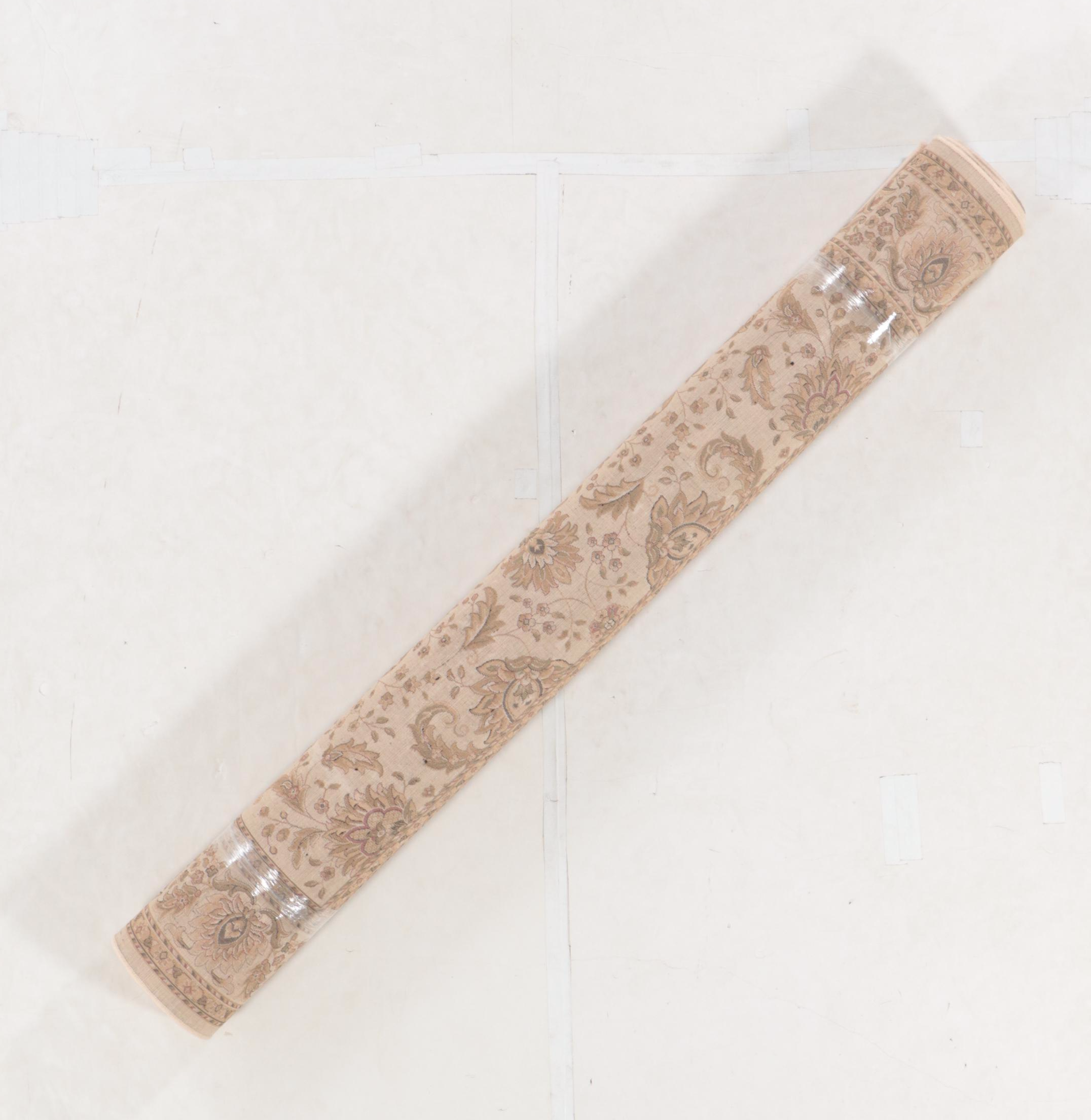 8' x 10'10 Machine Made "Kashan Wheat" Kenneth Mink Area Rug