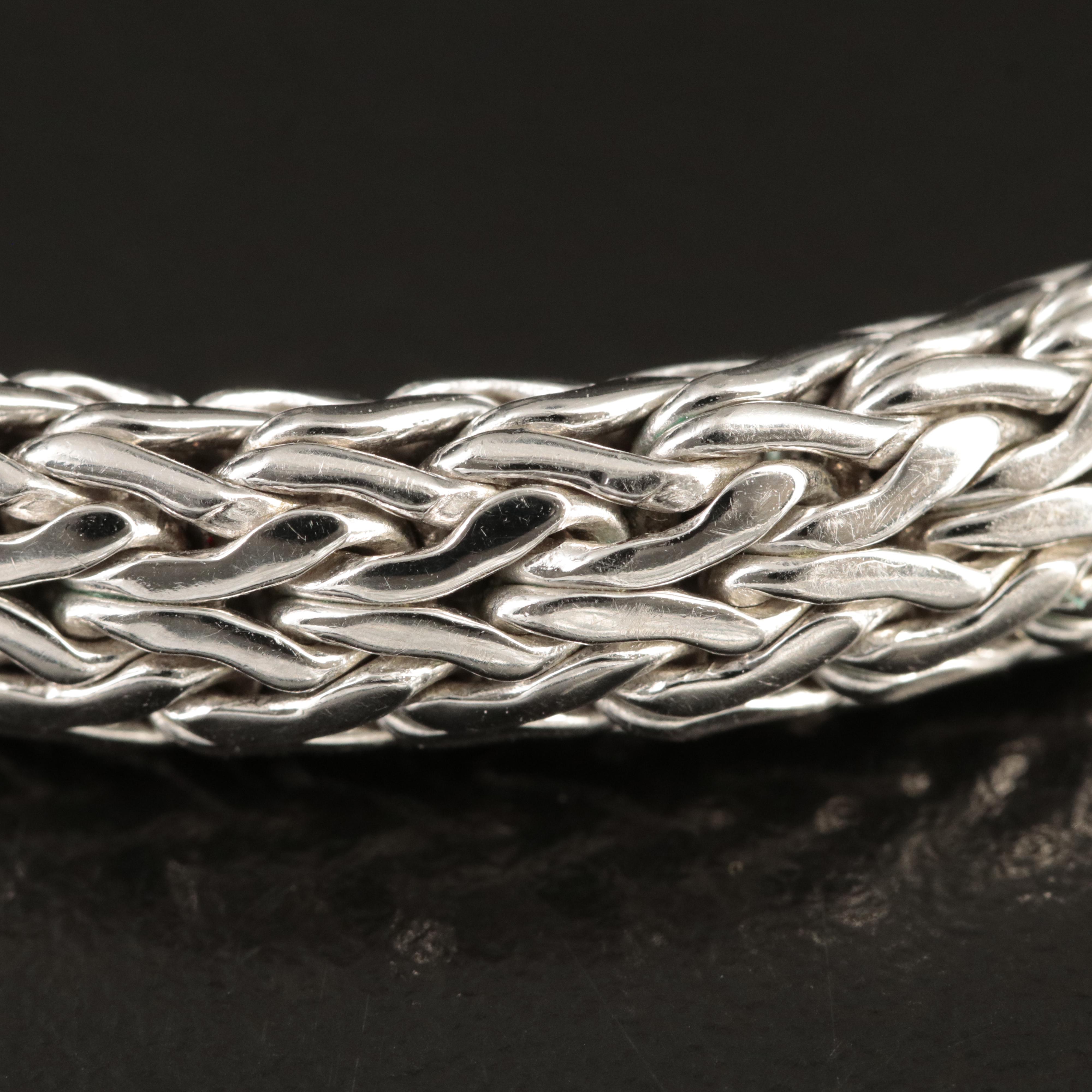 John Hardy Sterling Pavé Diamond Classic Chain Bracelet