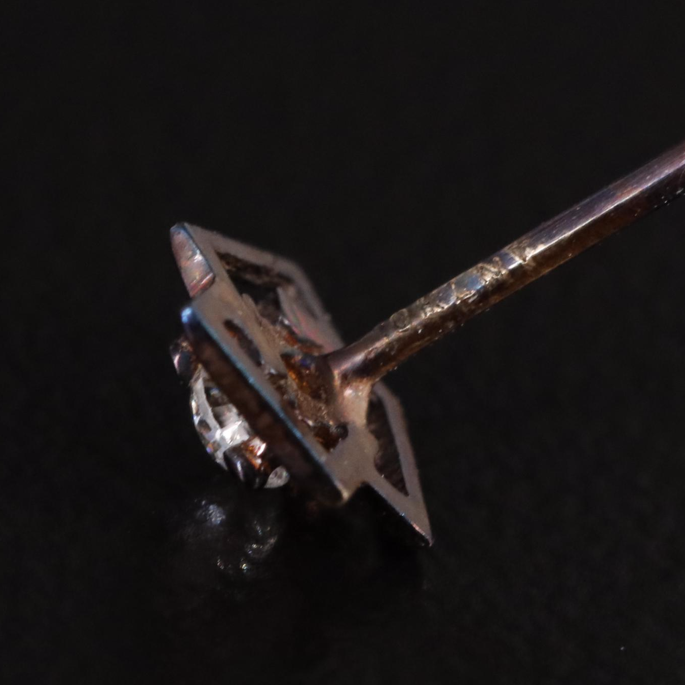 10K Cubic Zirconia Stud Earrings