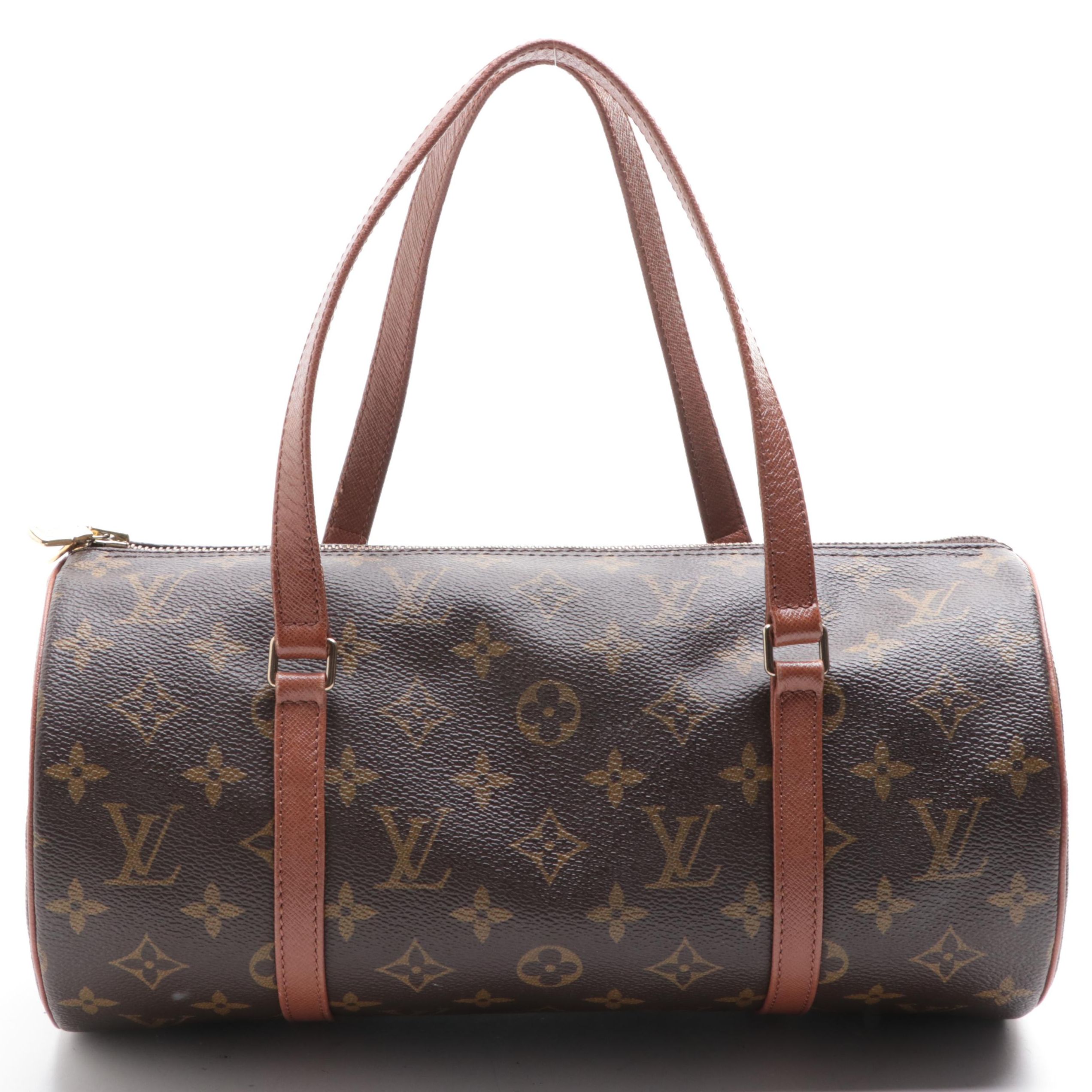 Louis Vuitton Papillon 30 in Monogram Canvas and Brown Leather