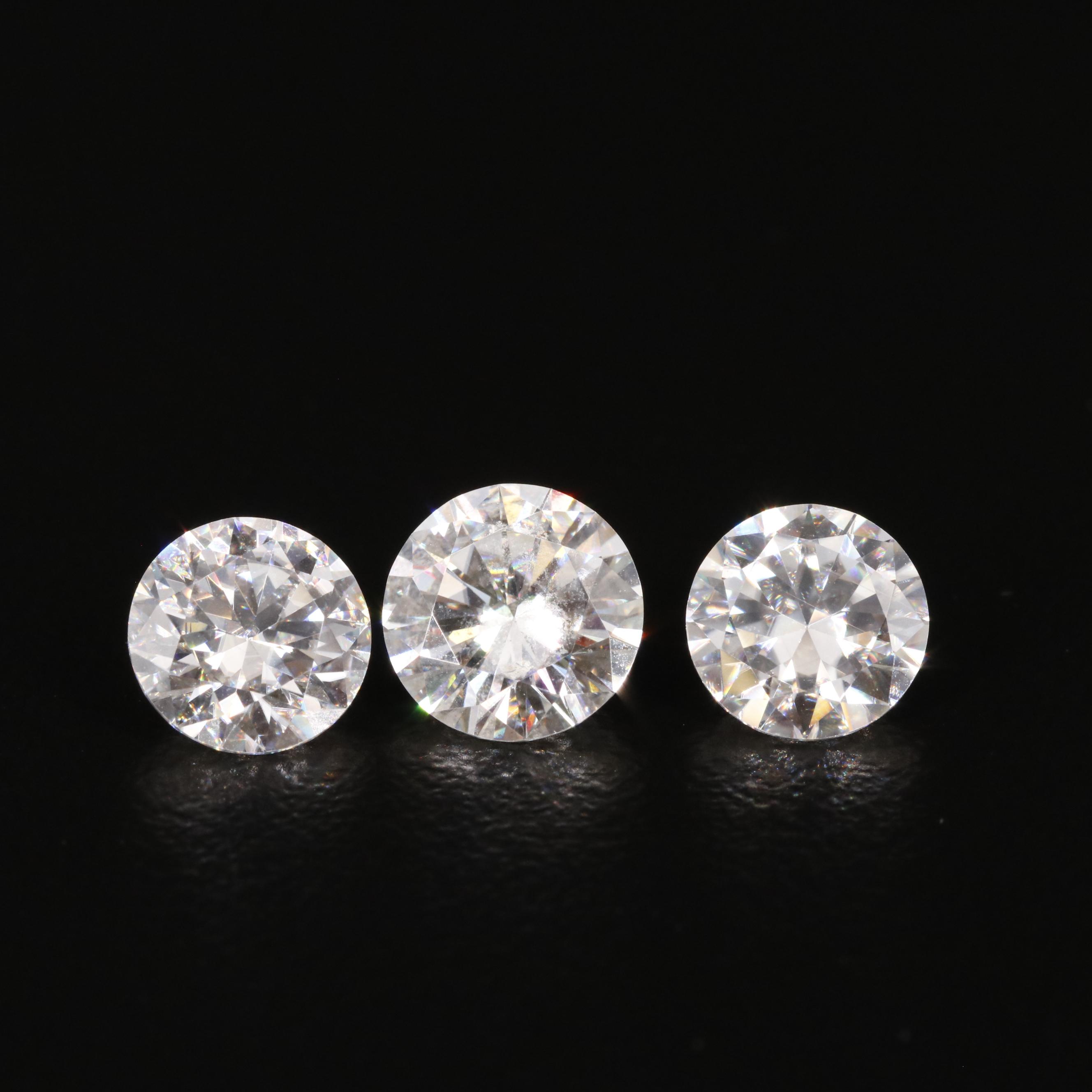 Loose 2.93 CTW Moissanite