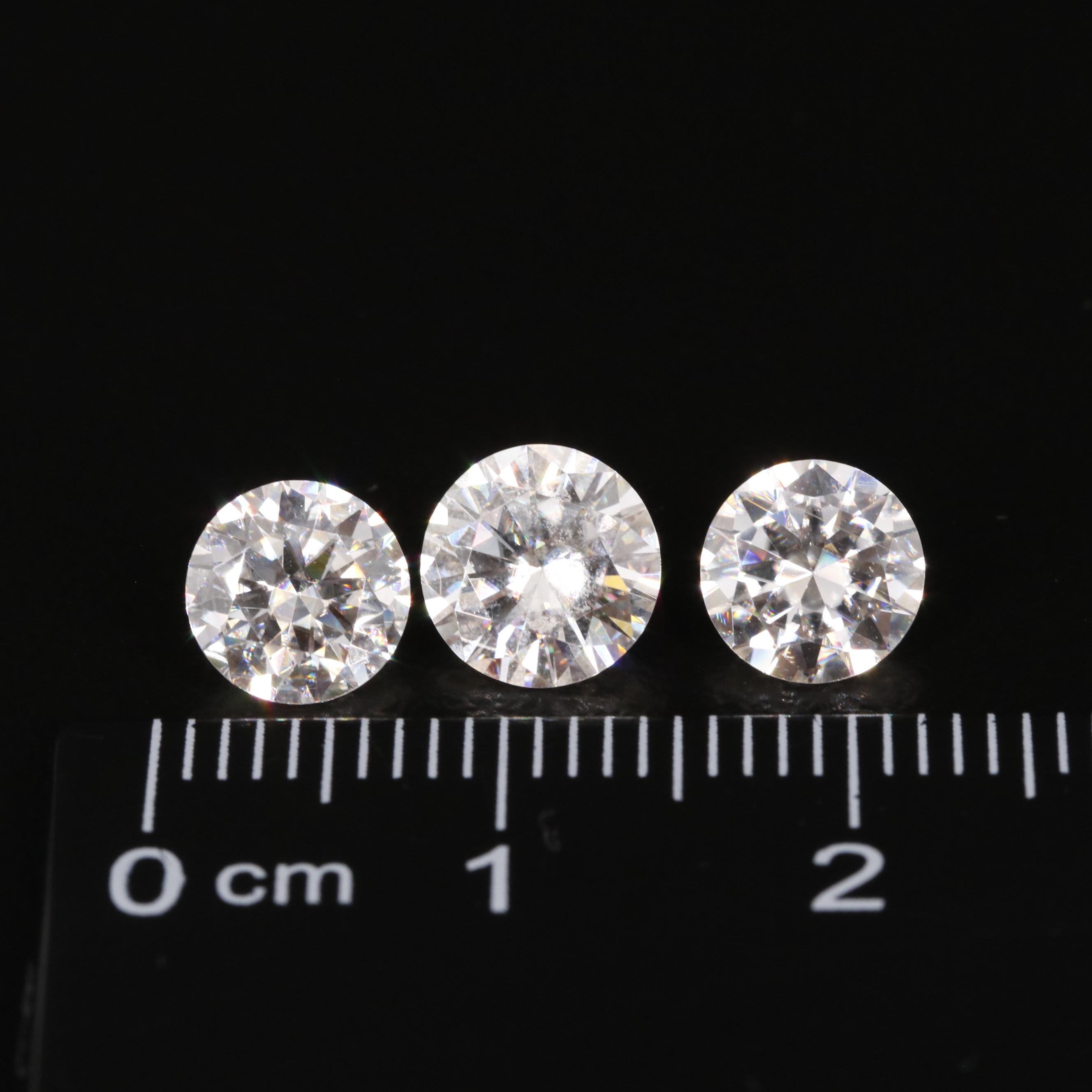 Loose 2.93 CTW Moissanite