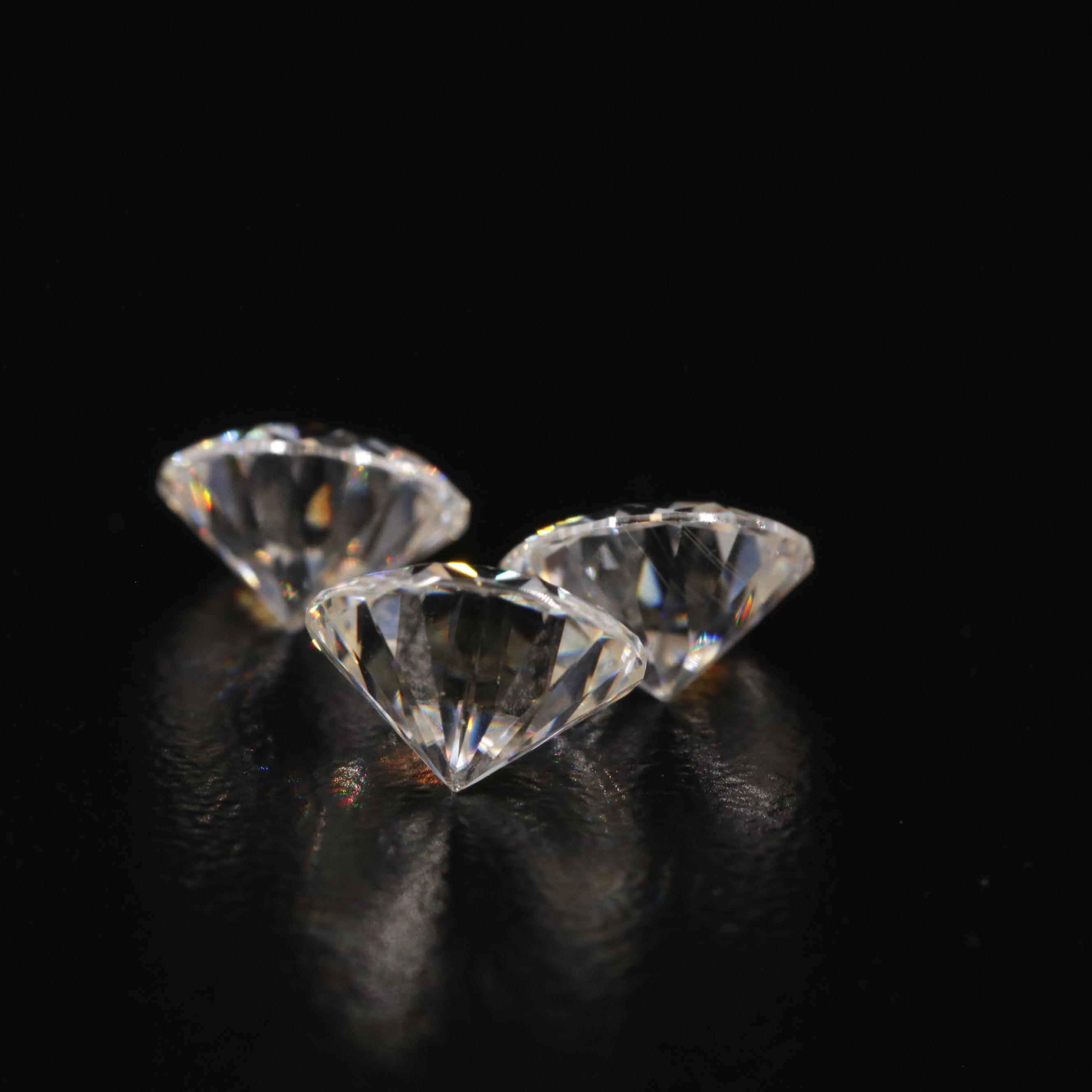 Loose 2.93 CTW Moissanite