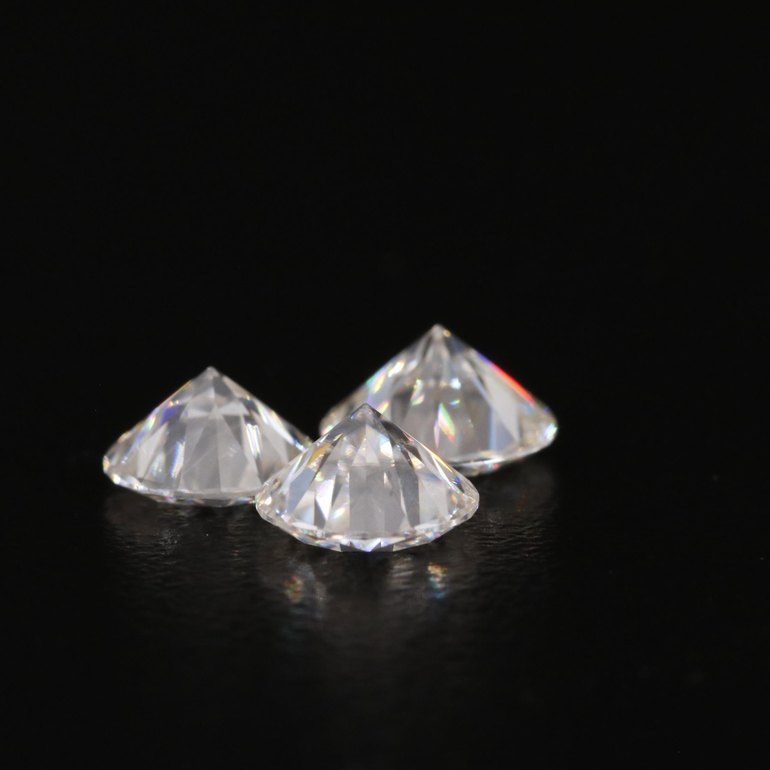 Loose 2.93 CTW Moissanite