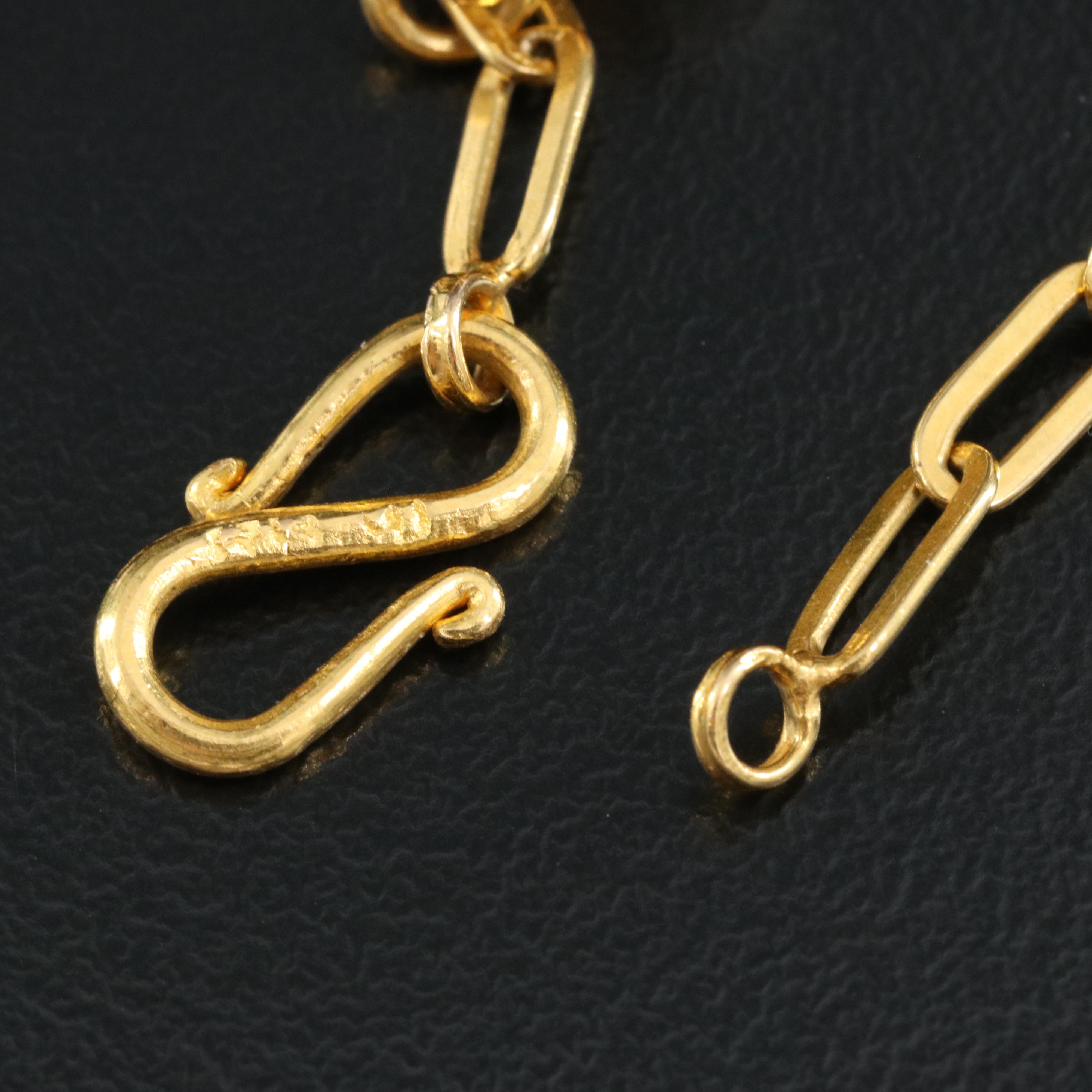 22K Pearl Fringe Bracelet