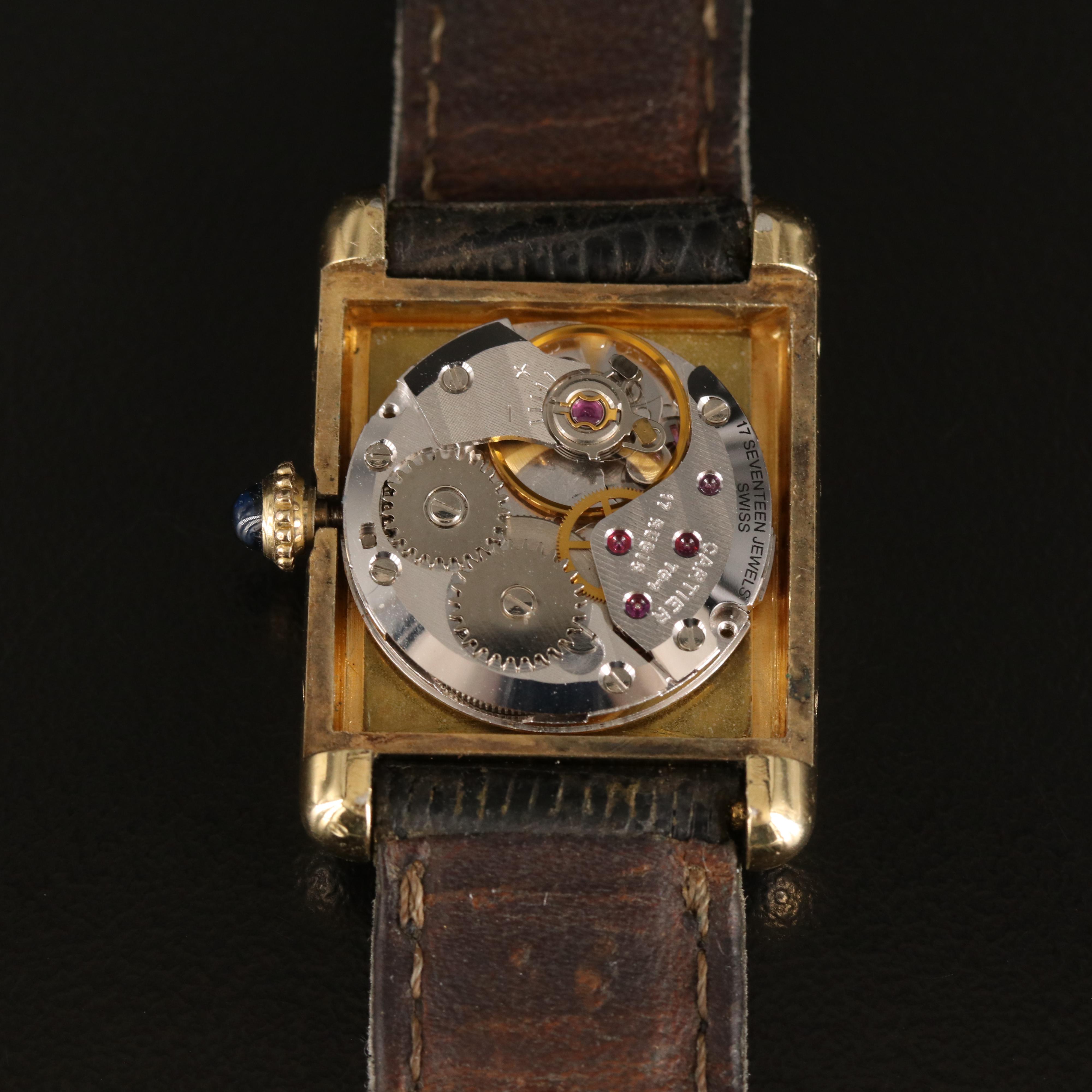 Cartier Must De Cartier Tank Stem Wind Watch