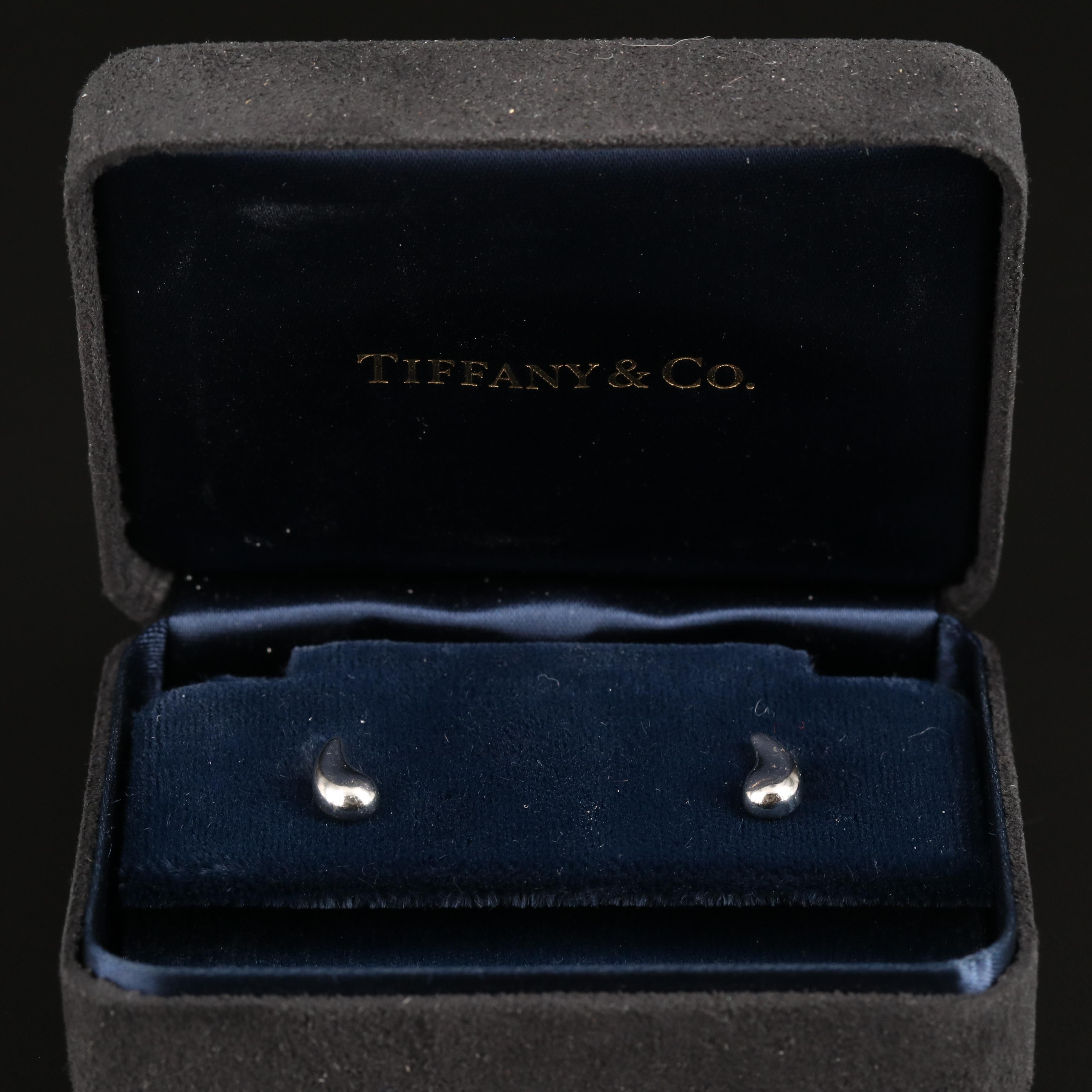 Elsa Peretti for Tiffany & Co. Platinum Teardrop Earrings