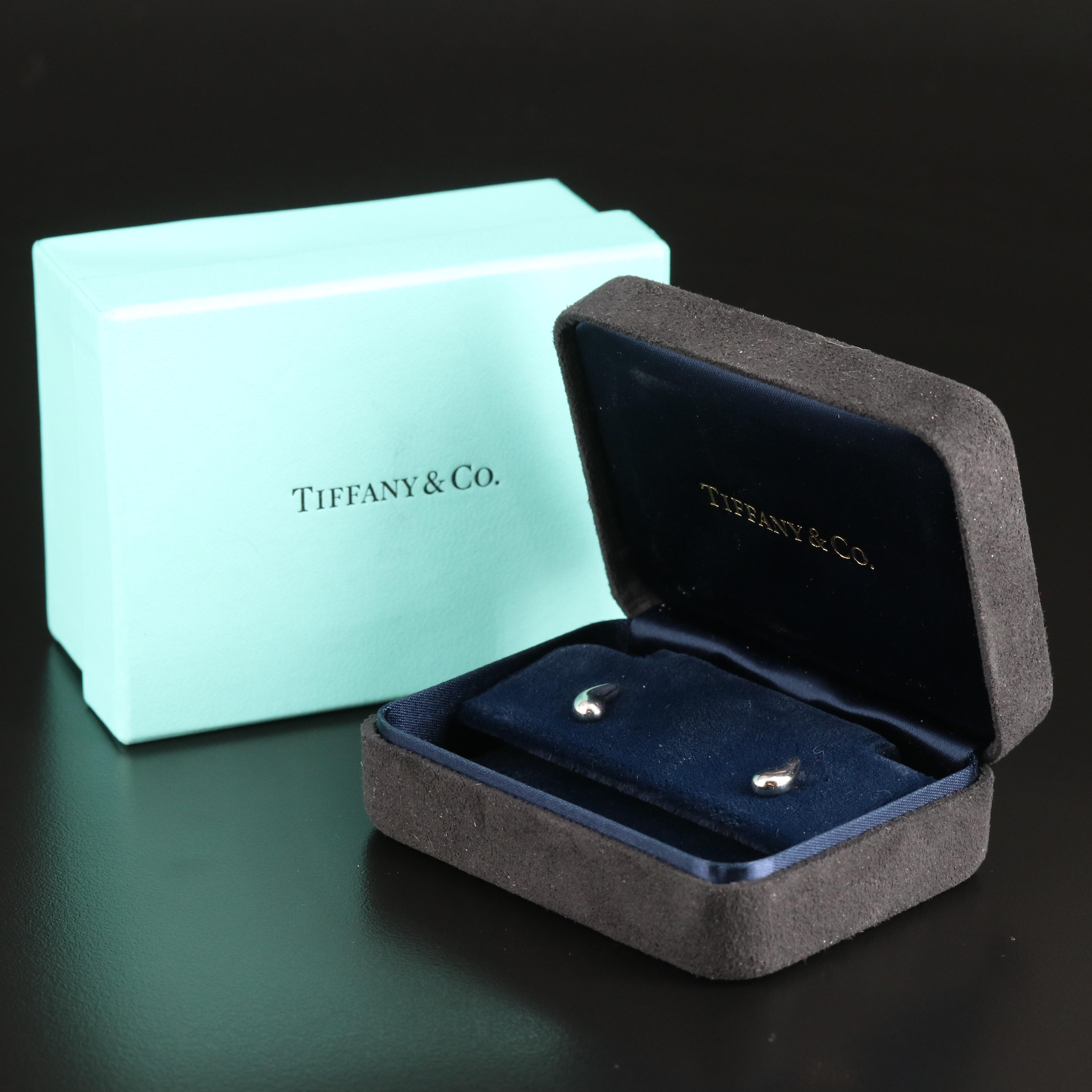 Elsa Peretti for Tiffany & Co. Platinum Teardrop Earrings