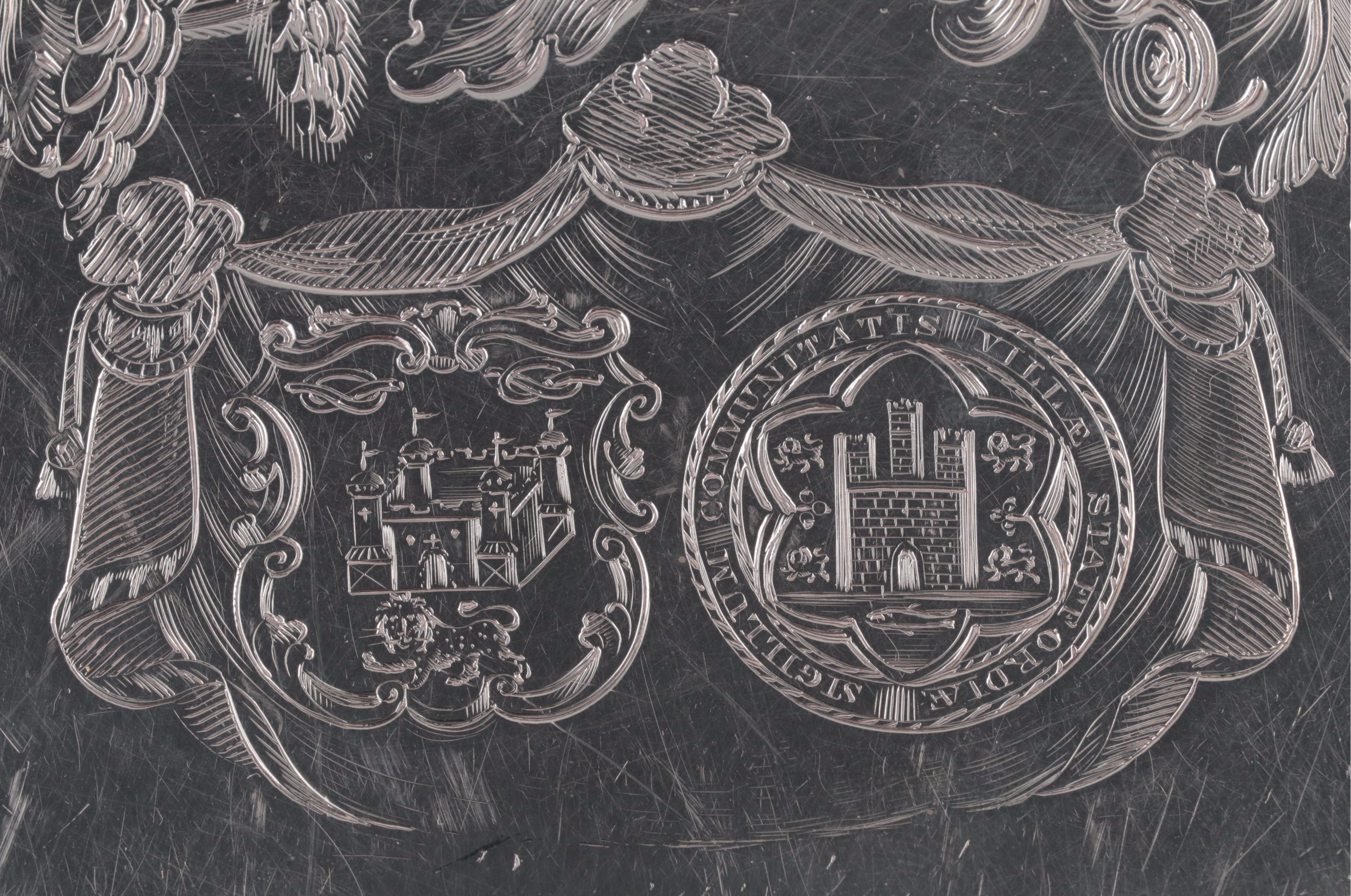 English Chased Sterling Silver Raceland Steeplechase Horse Trophy