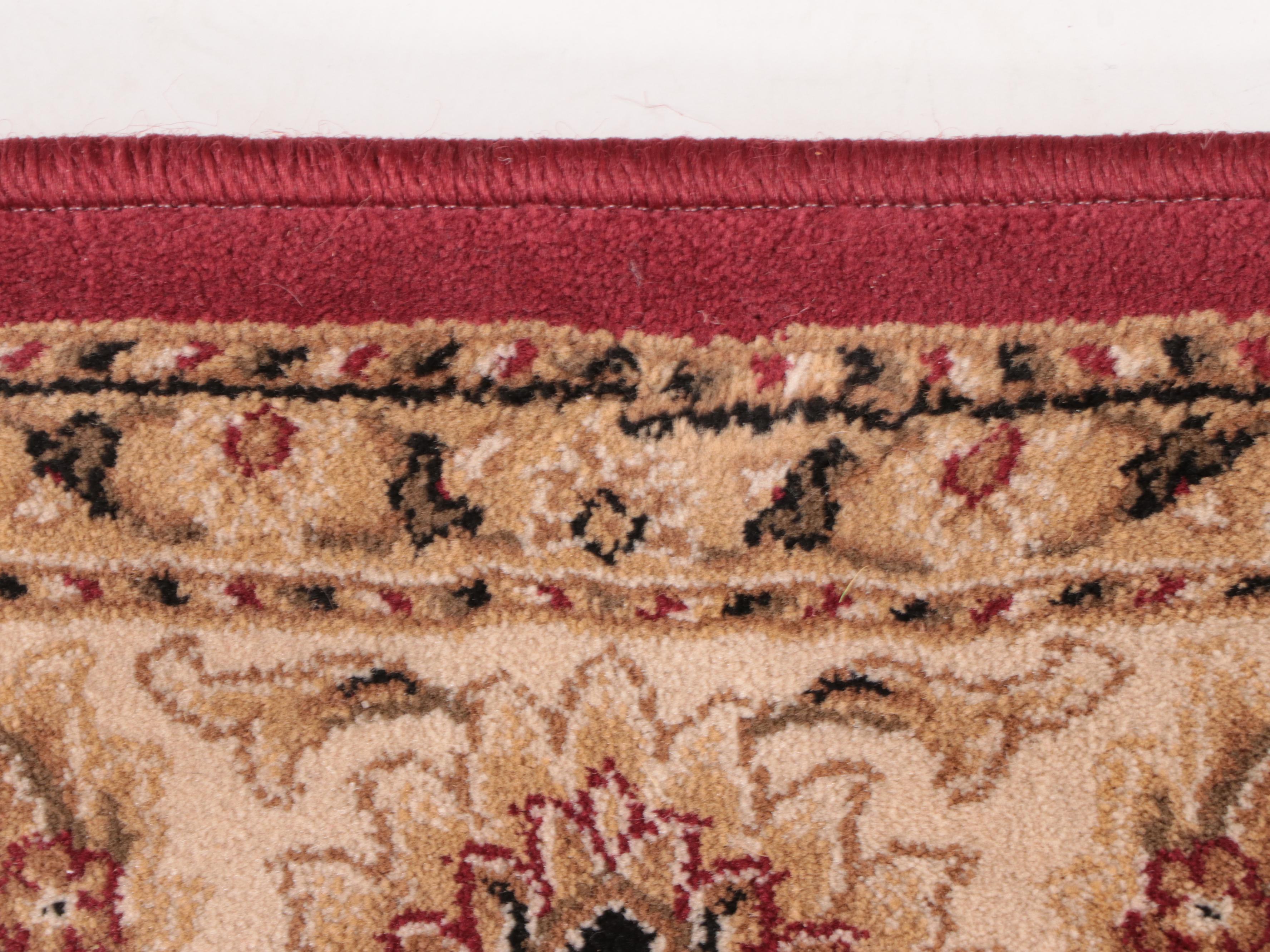 5'4 x 7'8 Machine Made Kenneth Mark Persian Kashan Style Area Rug