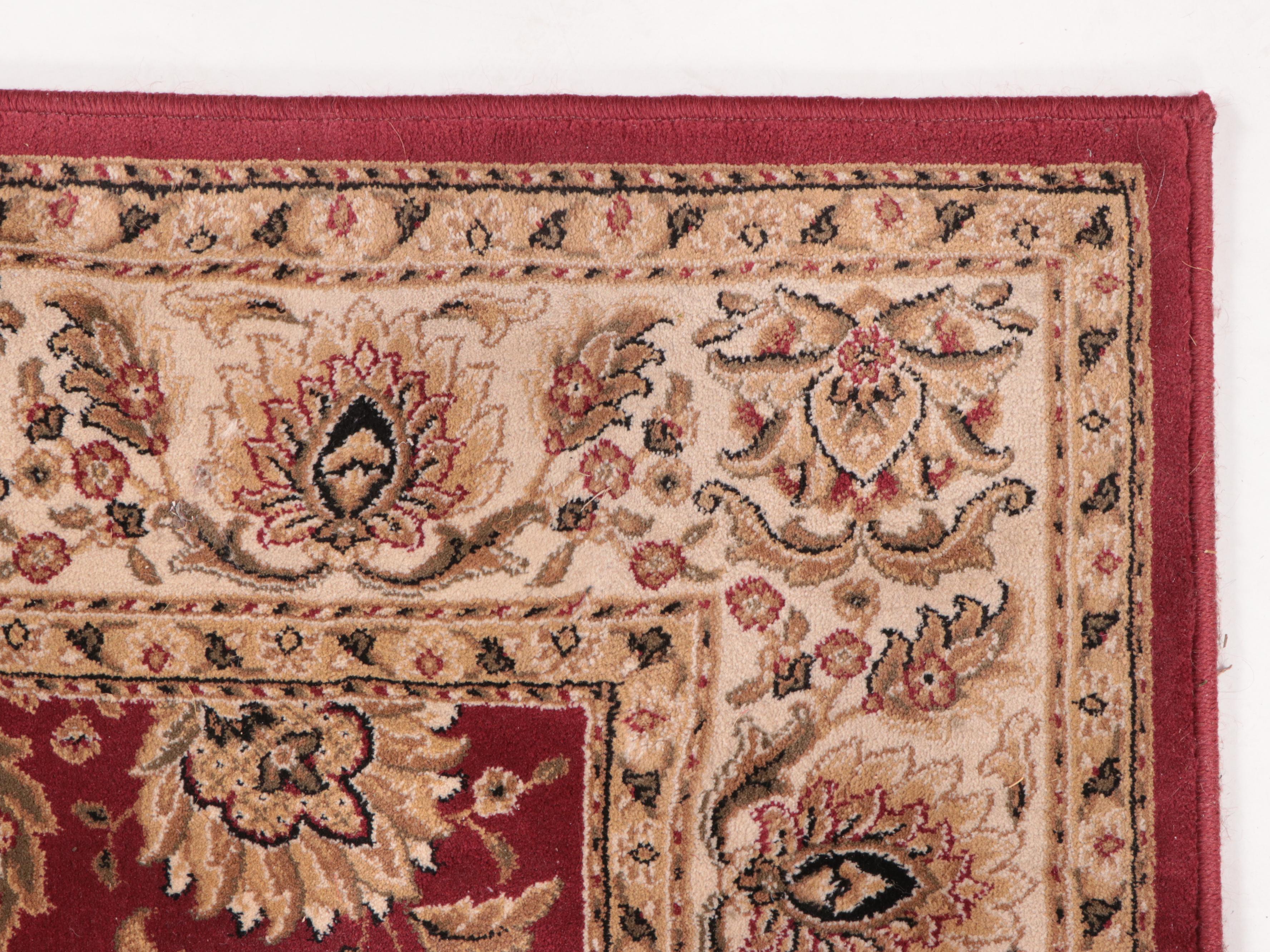 5'4 x 7'8 Machine Made Kenneth Mark Persian Kashan Style Area Rug