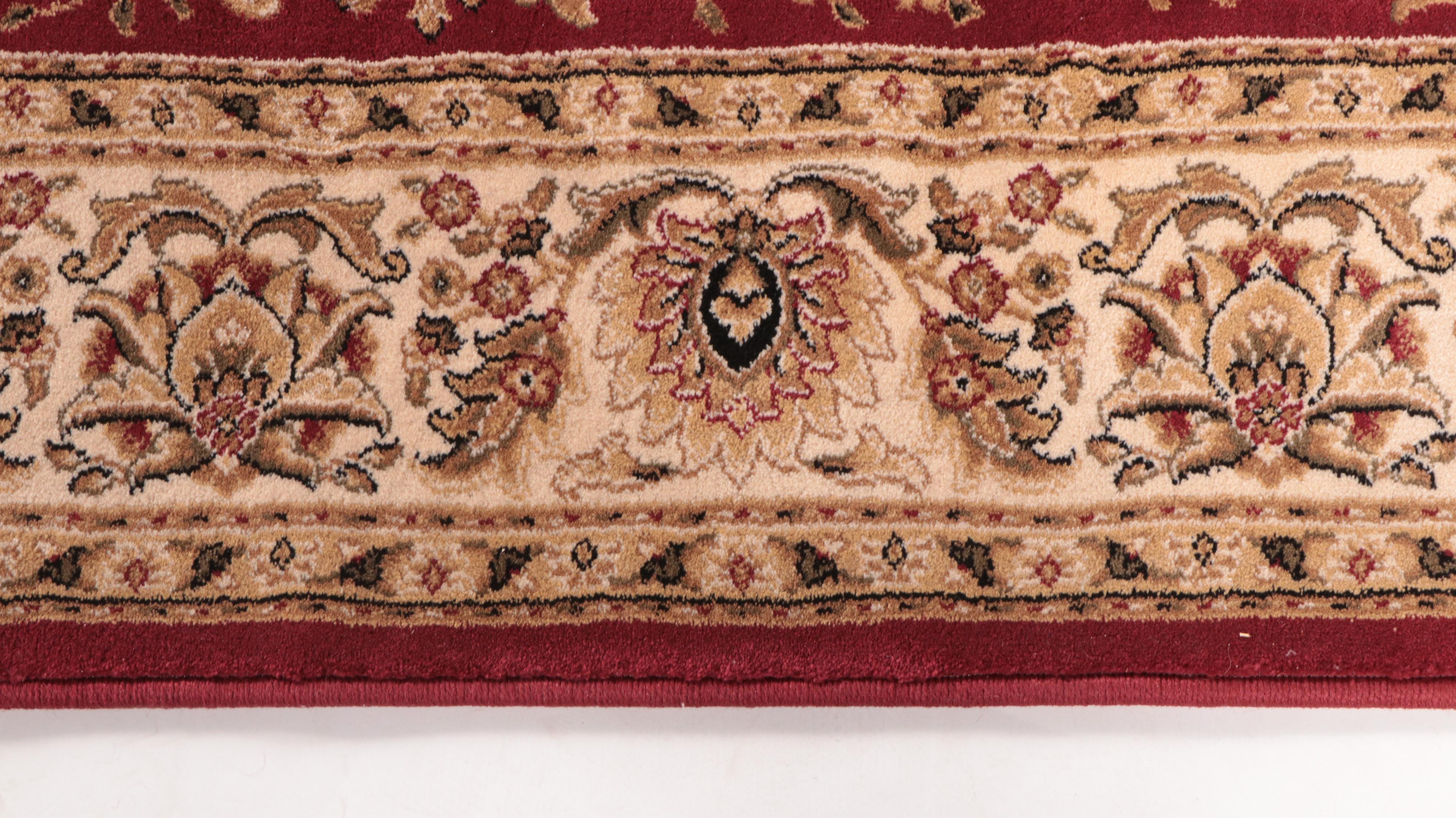 5'4 x 7'8 Machine Made Kenneth Mark Persian Kashan Style Area Rug