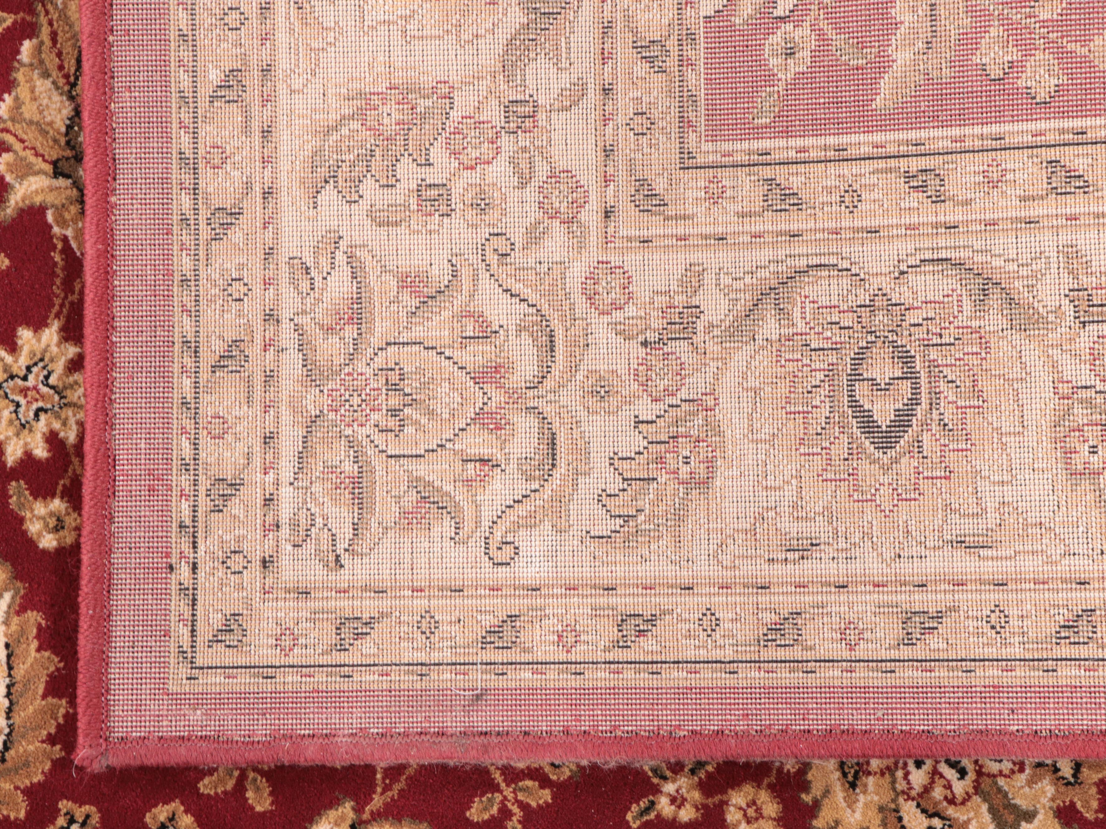 5'4 x 7'8 Machine Made Kenneth Mark Persian Kashan Style Area Rug