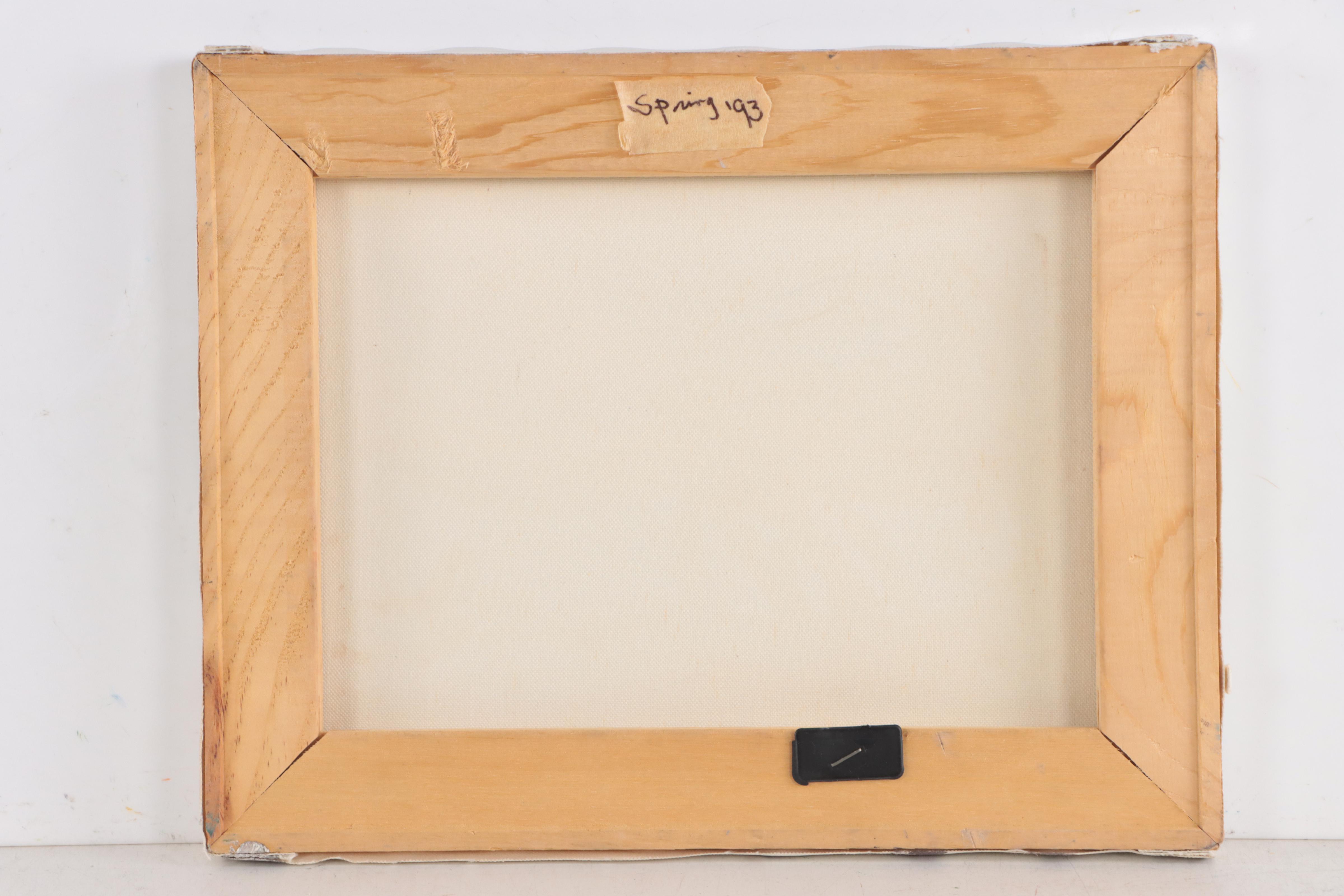 Katrina Halter Oil Painting of Reclining Nude, 1993